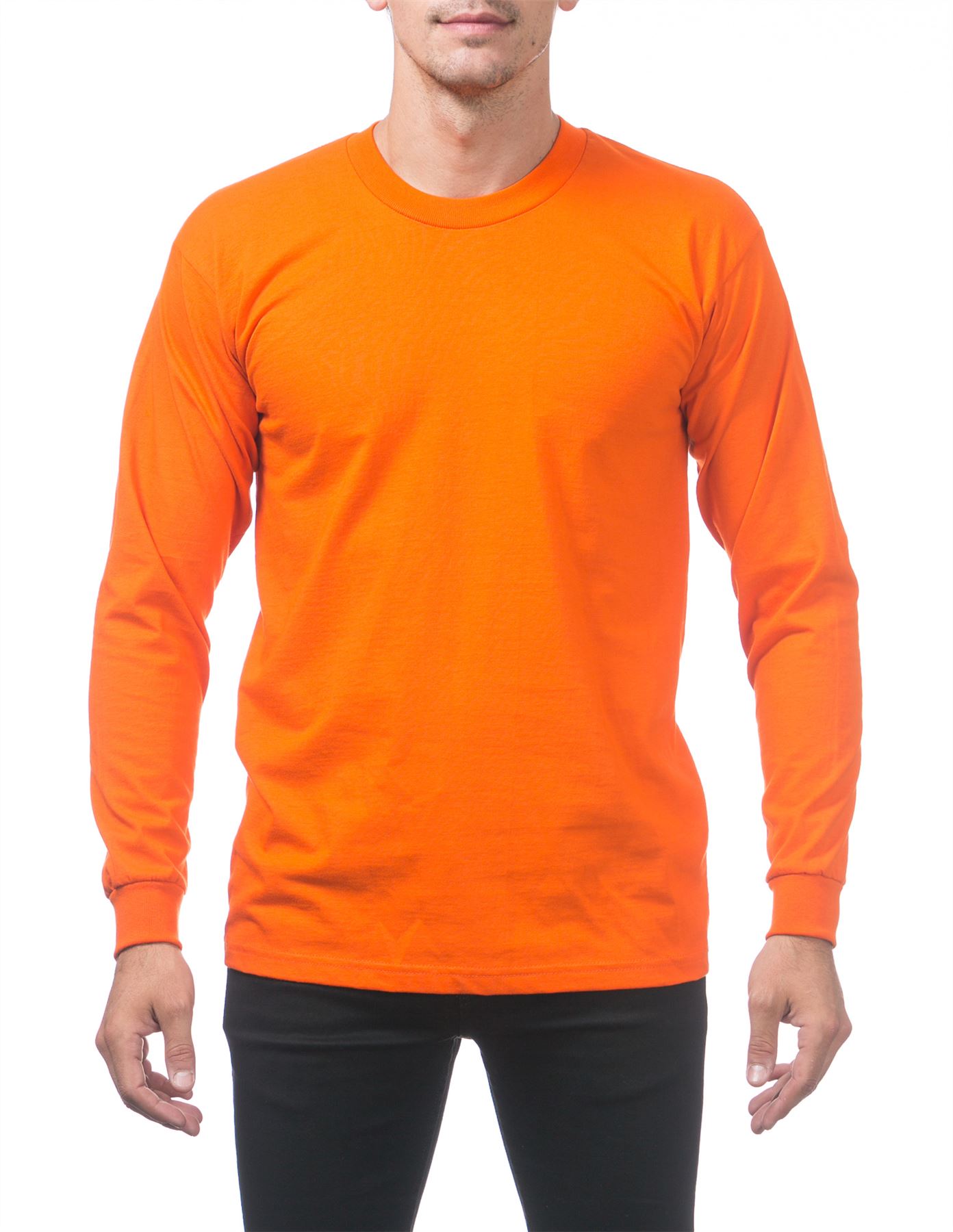 Pro Club Heavyweight Cotton Long Sleeve Crew Neck T-shirt - Picture 67 of 90