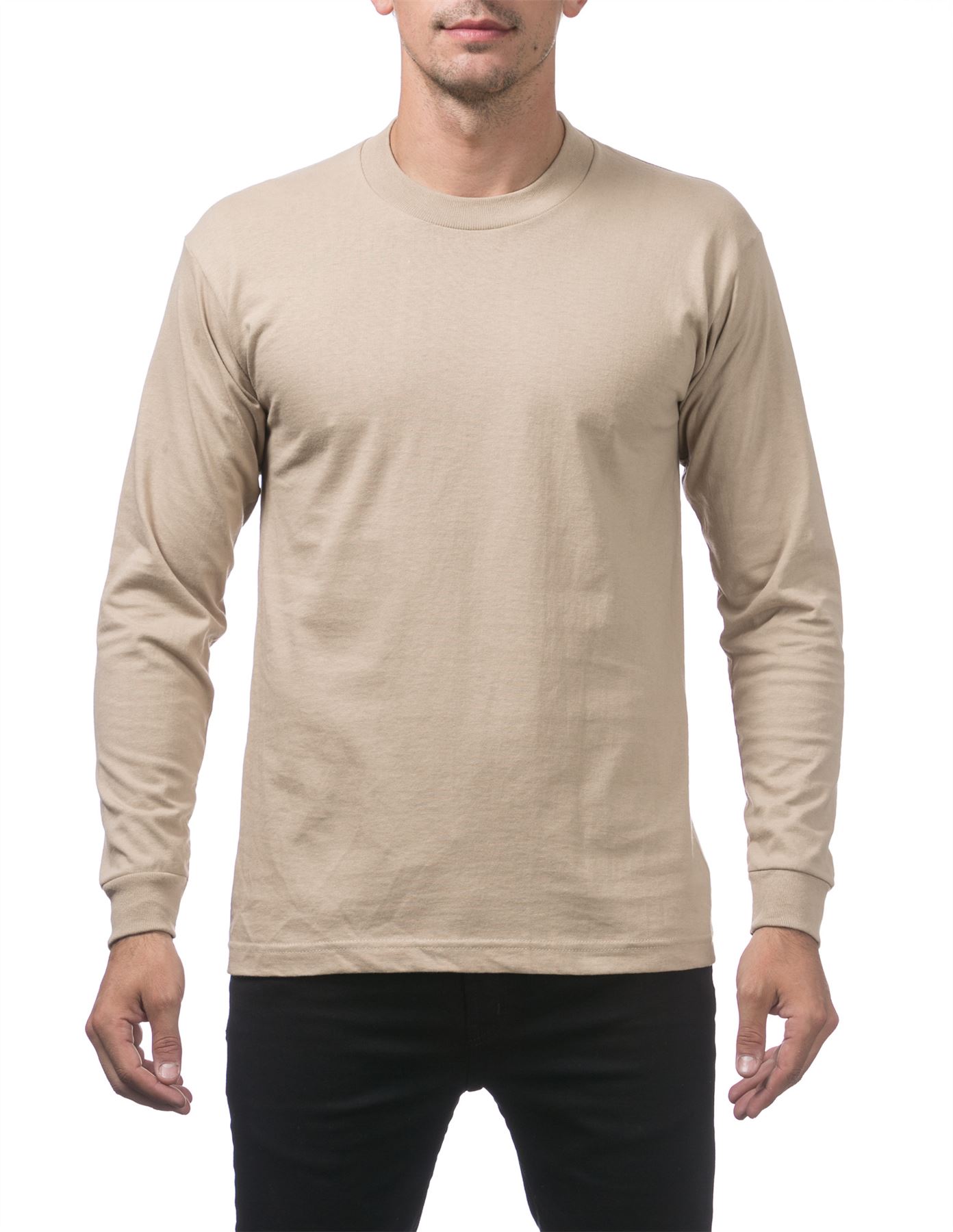 Pro Club Heavyweight Cotton Long Sleeve Crew Neck T-shirt - Picture 49 of 90
