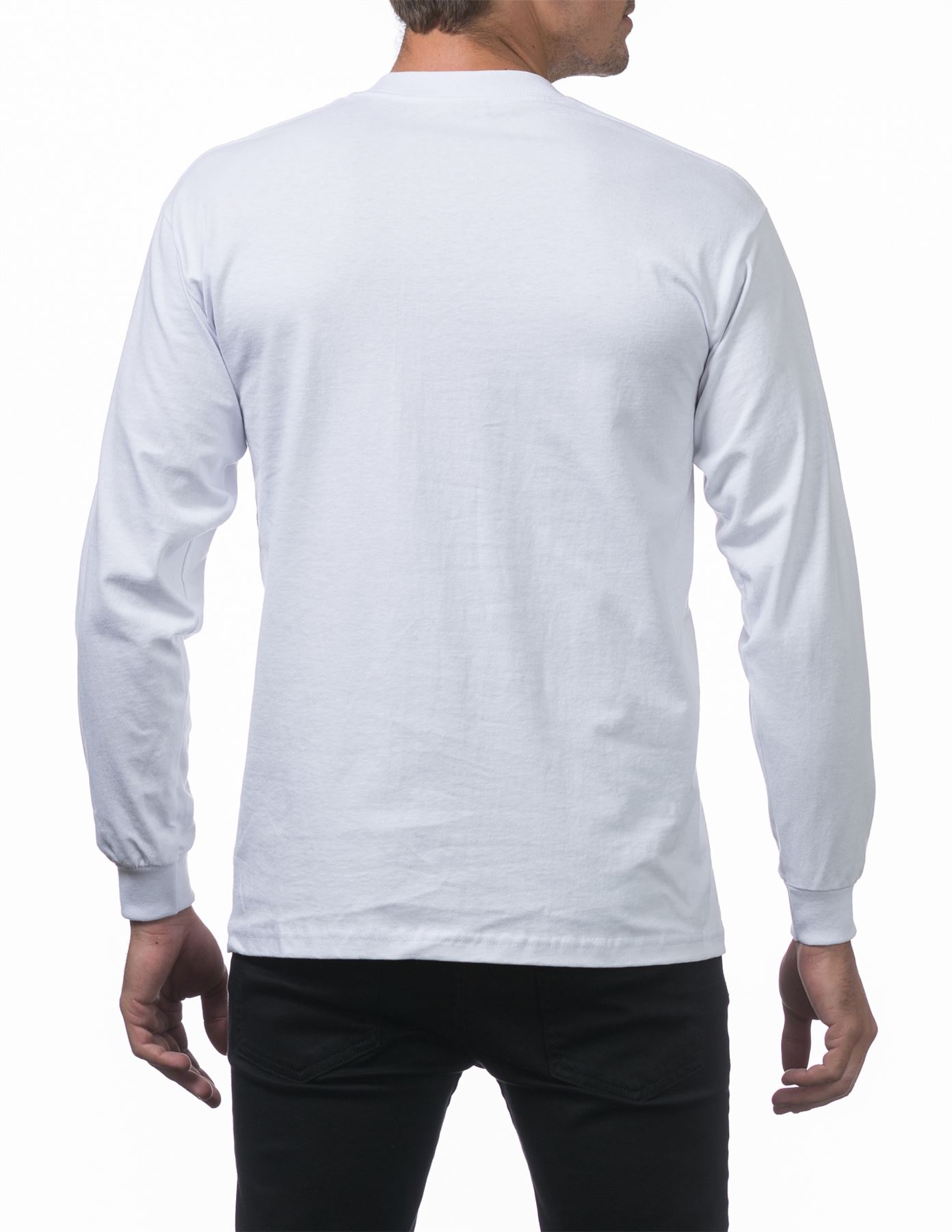 Pro Club Heavyweight Cotton Long Sleeve Crew Neck T-shirt - Picture 9 of 90