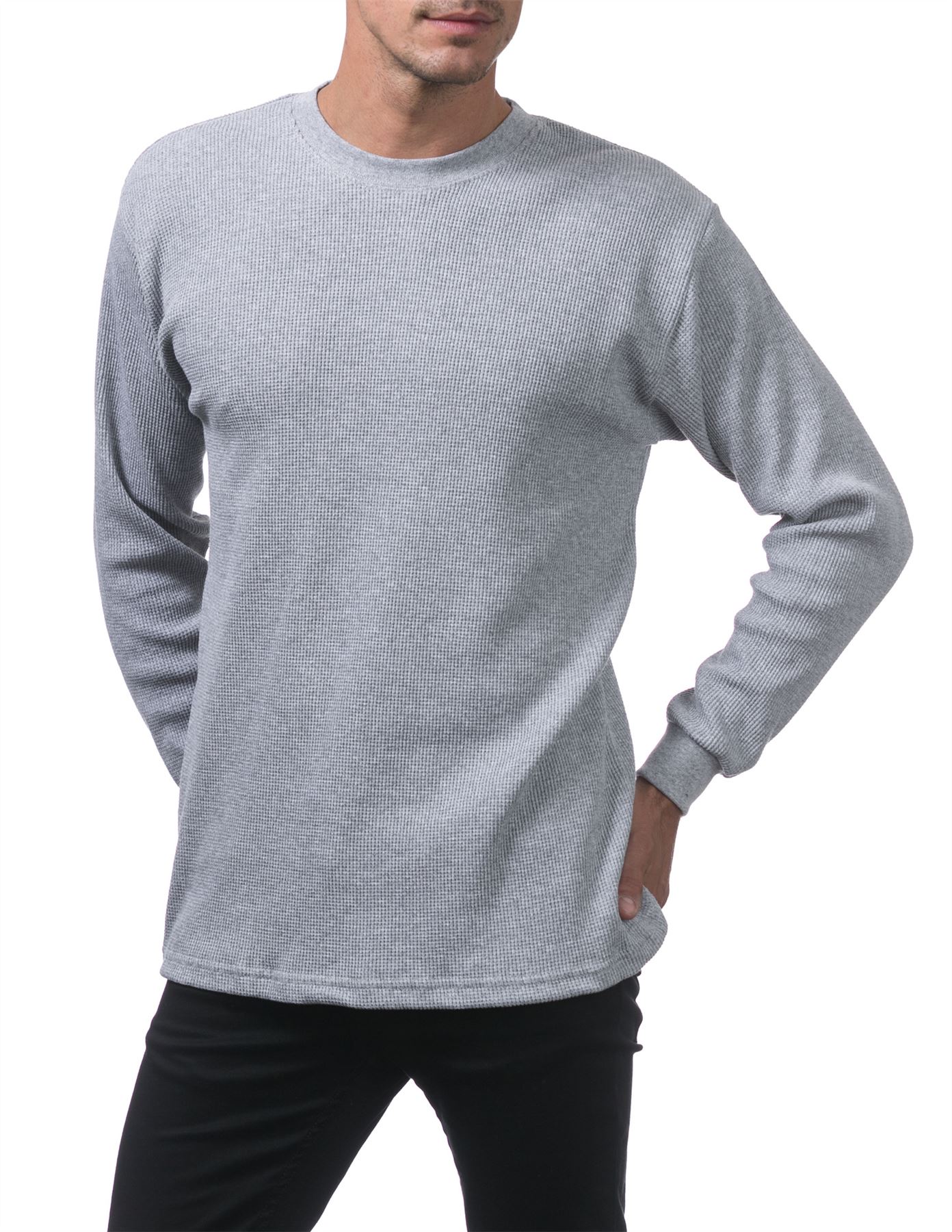 Pro Club Heavyweight Cotton Long Sleeve Thermal Top - Picture 14 of 21
