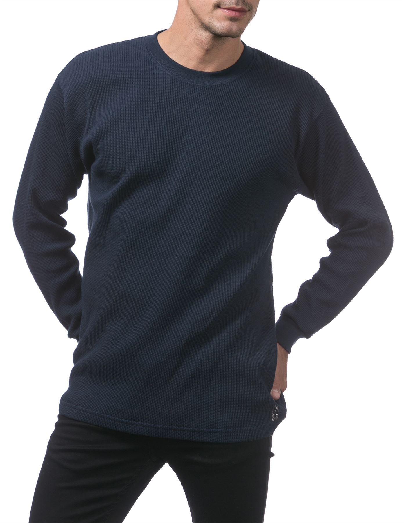 Pro Club Heavyweight Cotton Long Sleeve Thermal Top - Picture 19 of 21