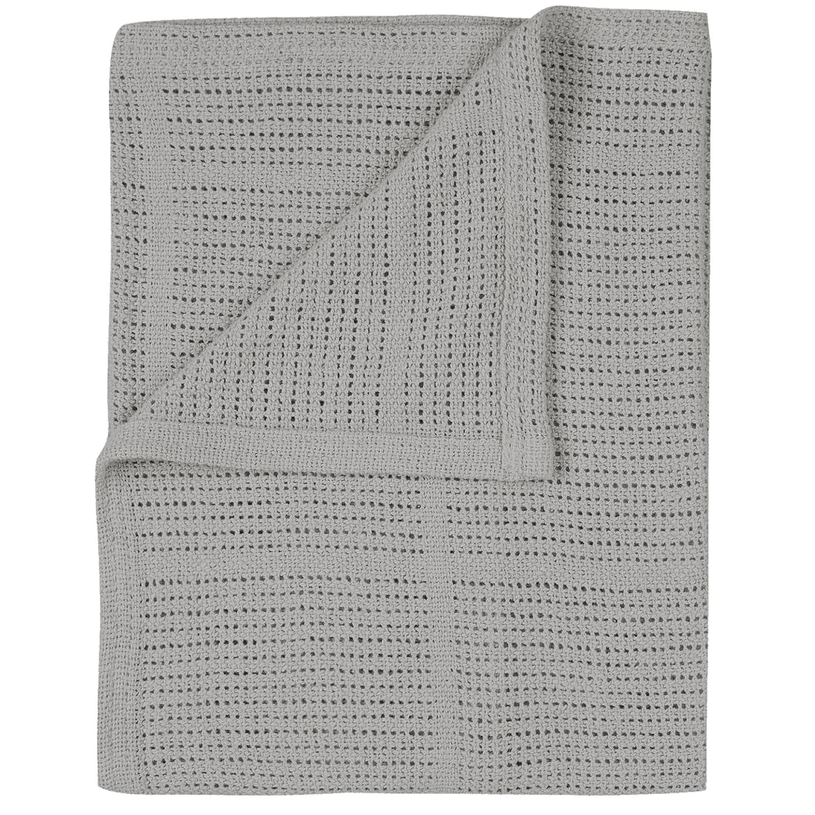 100% Cotton Cellular Blanket For Baby Soft Blanket for Cot Pram Moses Basket - Picture 6 of 14