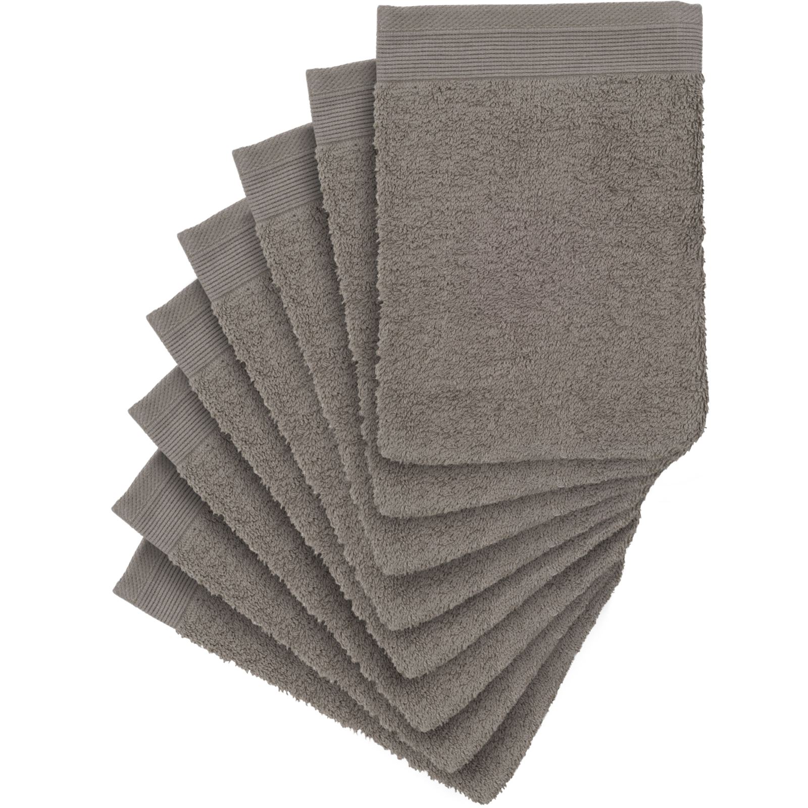 8 x Premium Quality 100 Cotton Wash Mitt Face Flannel Body Scrub eBay