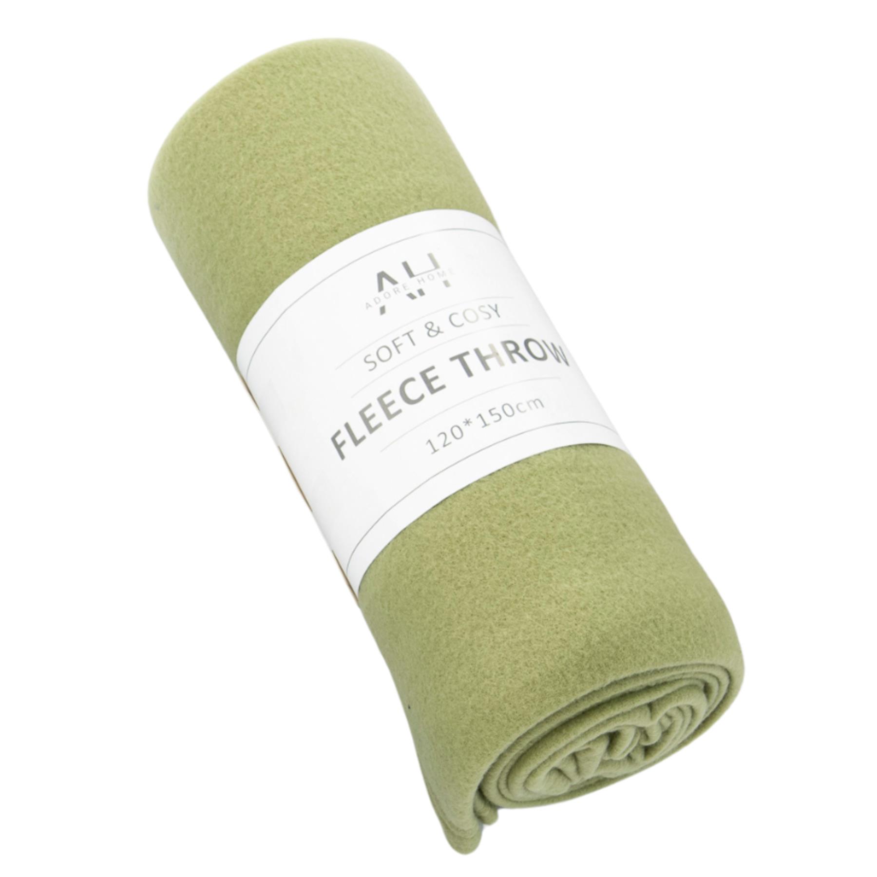 Fleece Blanket Soft & Warm Polar Single Double King Sofa Bed Throw Travel Car - Produktbild 7