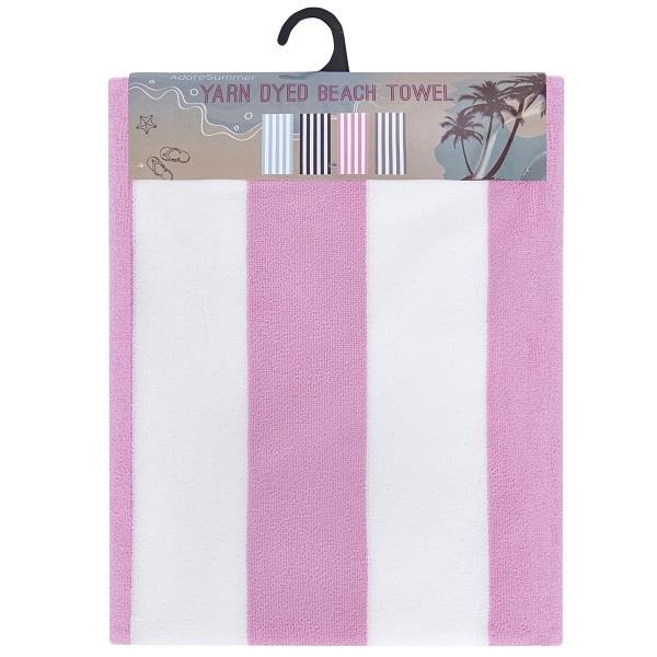 Large Beach Towel Striped Super Soft Microfibre Cabana Stripe Lightweight 2 Size - Picture 31 of 31
