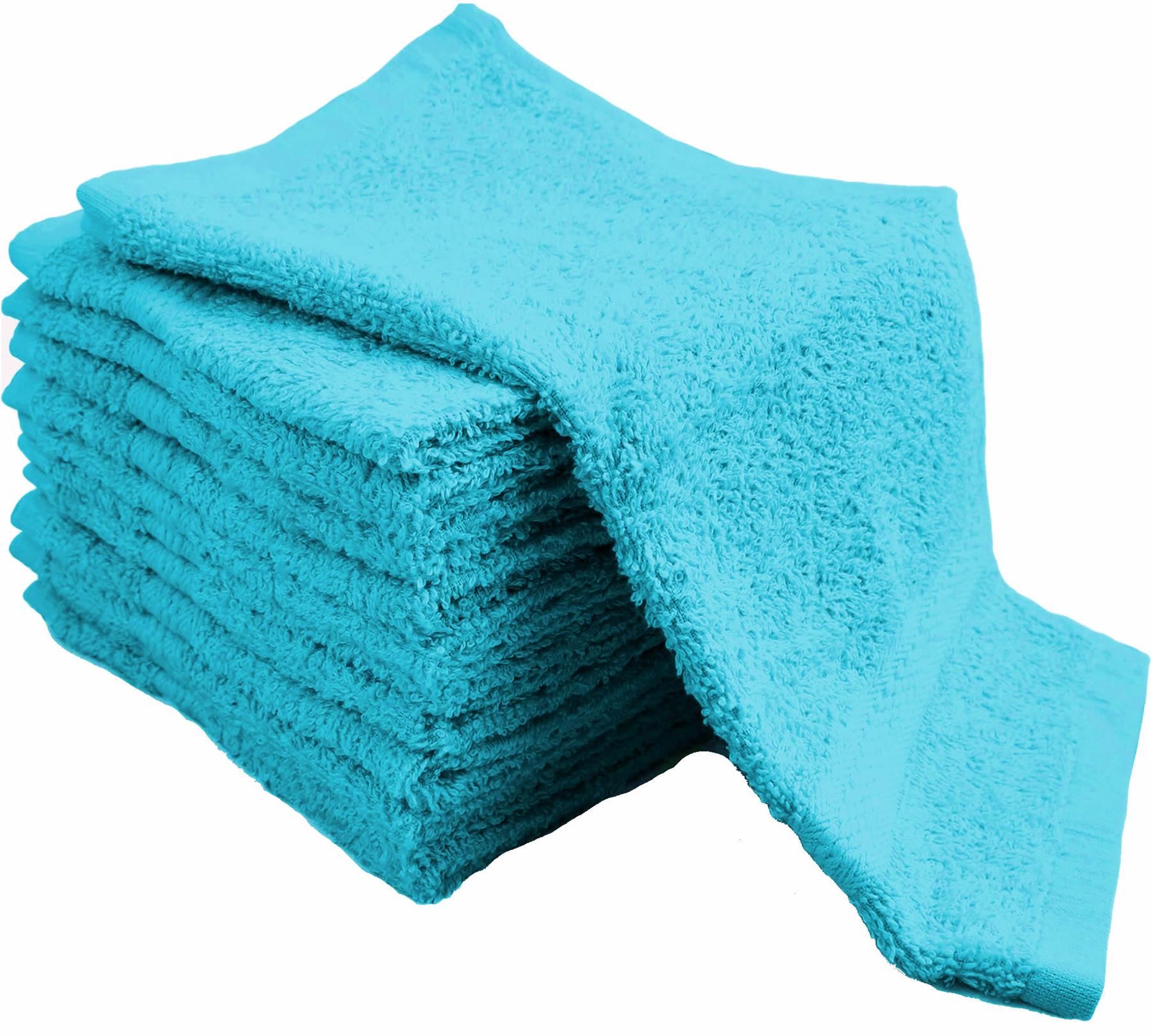 20 Cotton Rich Flannels Face Cloths 30x30cm - Picture 3 of 7