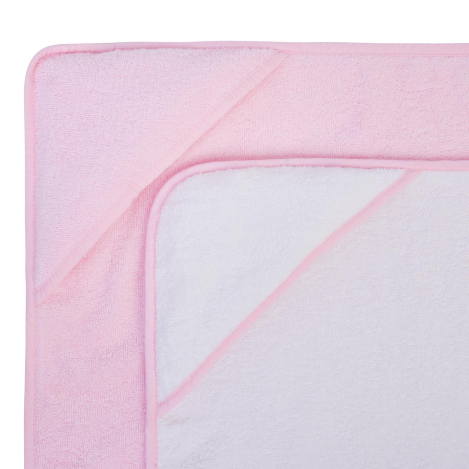 2 x Hooded Baby Towel 100% Cotton Bath Cuddly Wrap Soft - Picture 22 of 27