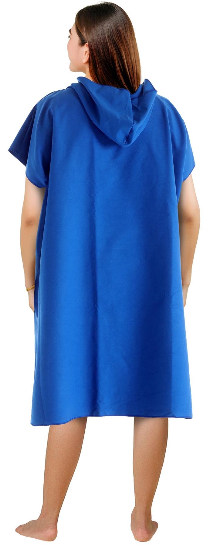 Ladies Microfibre Changing Robe Quick Drying Absorbent Sand Free Poncho - Picture 18 of 27
