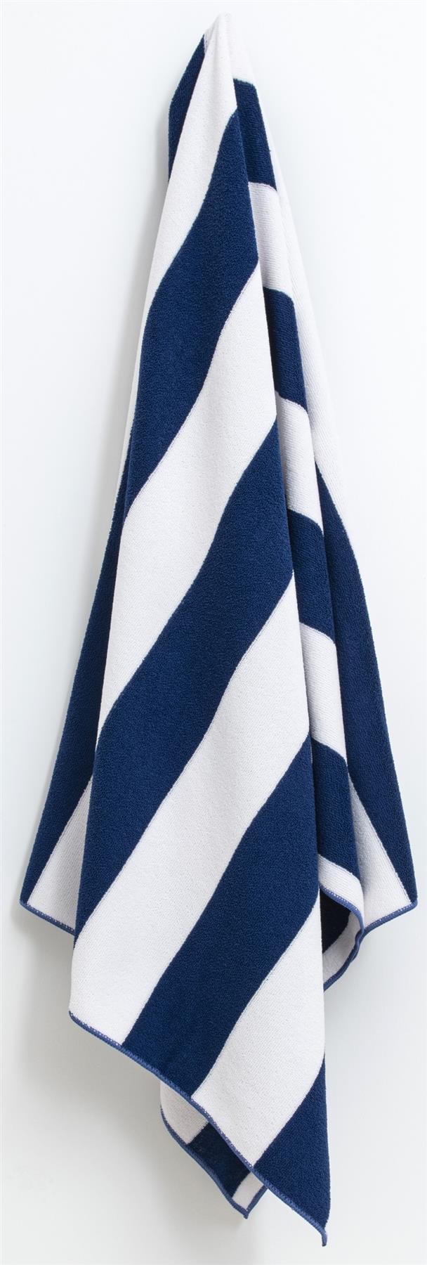 Beach Towel Large Striped Soft & Absorbent Cabana Stripes Lightweight Microfibre - Picture 16 of 26