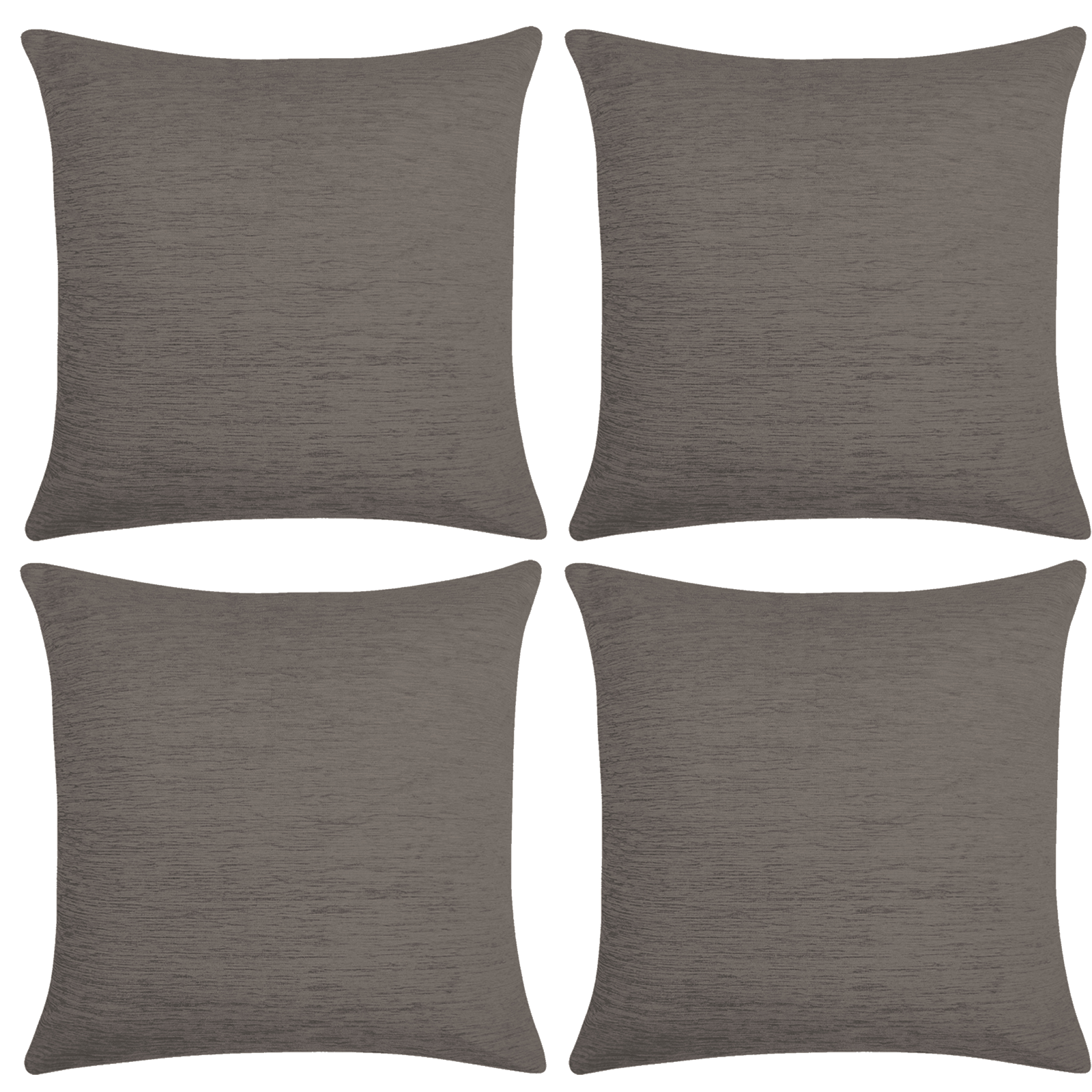 4 x Cushion Covers Soft Chenille Smart Luxury 43 x 43cm 17x17" Square Cover - Picture 11 of 25