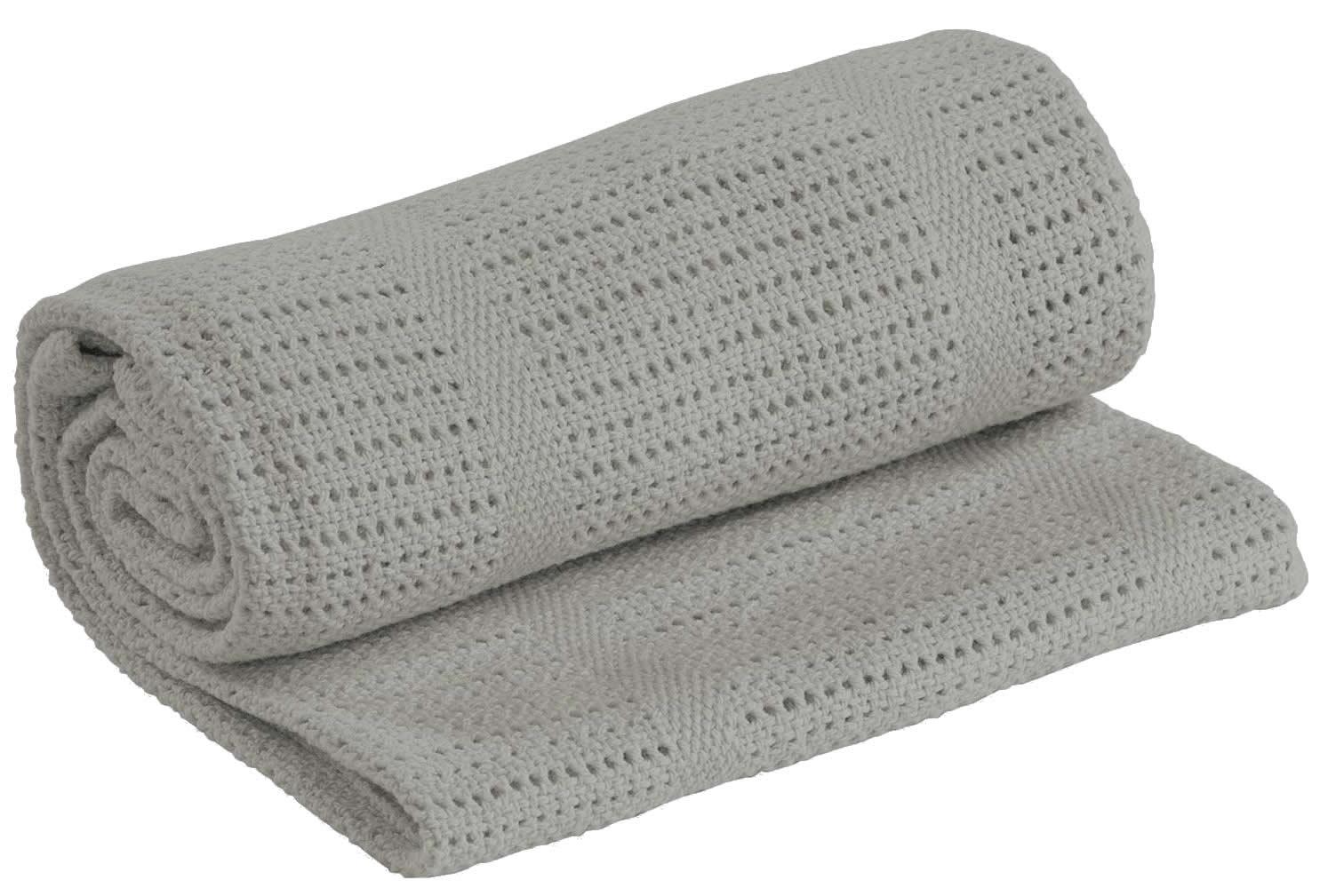 100% Cotton Cellular Blanket For Baby Soft Blanket for Cot Pram Moses Basket - Picture 5 of 14