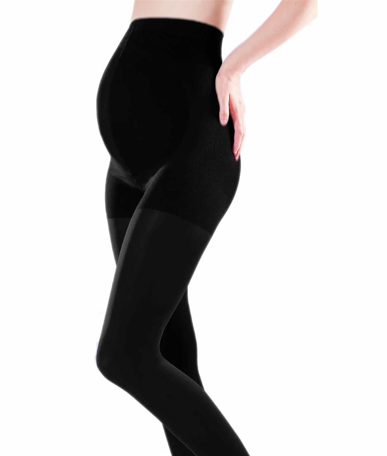 Ambra Baby Bump 70 Denier Opaque Maternity Tights