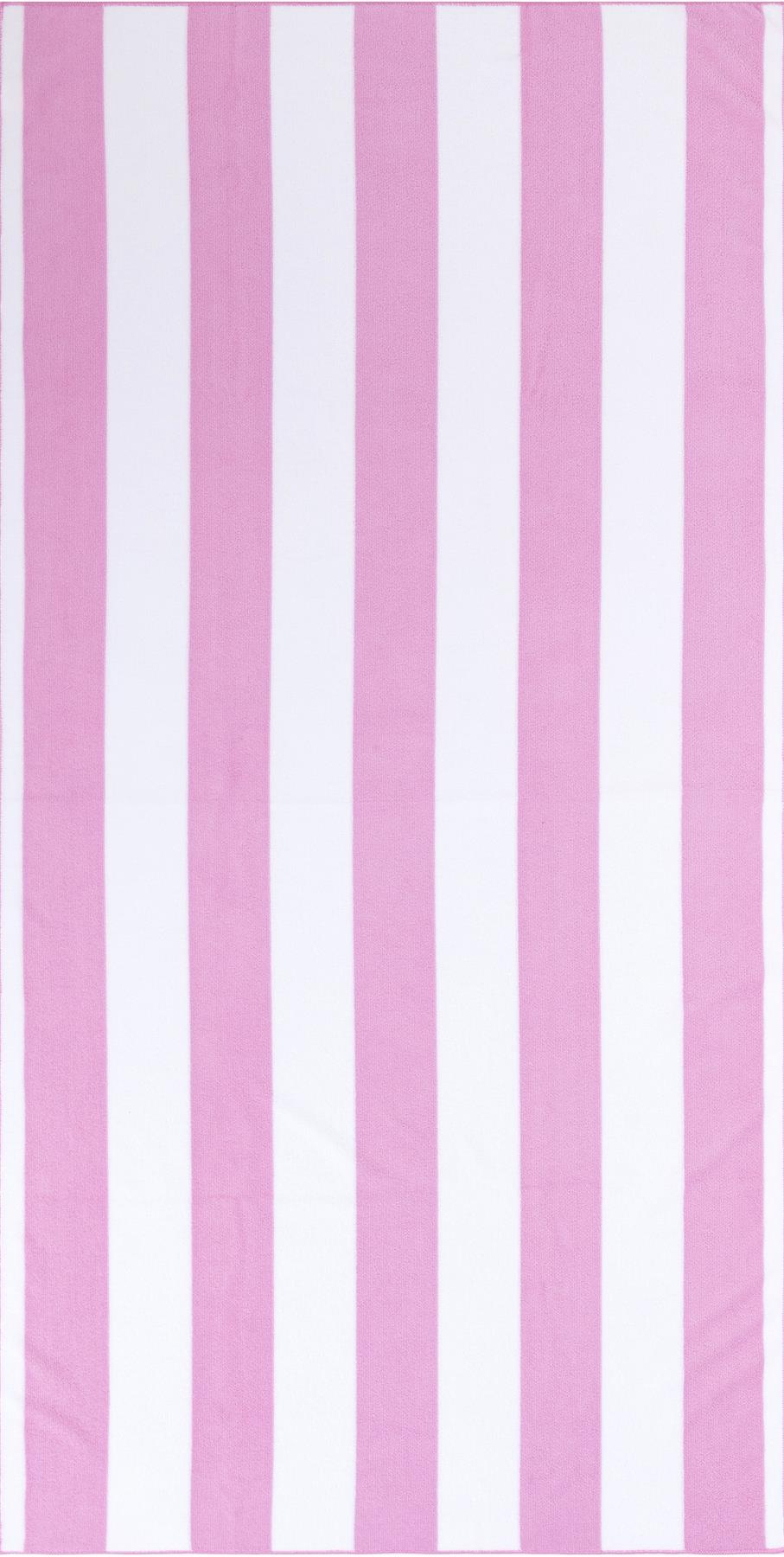 Beach Towel Large Striped Soft & Absorbent Cabana Stripes Lightweight Microfibre - Picture 21 of 26