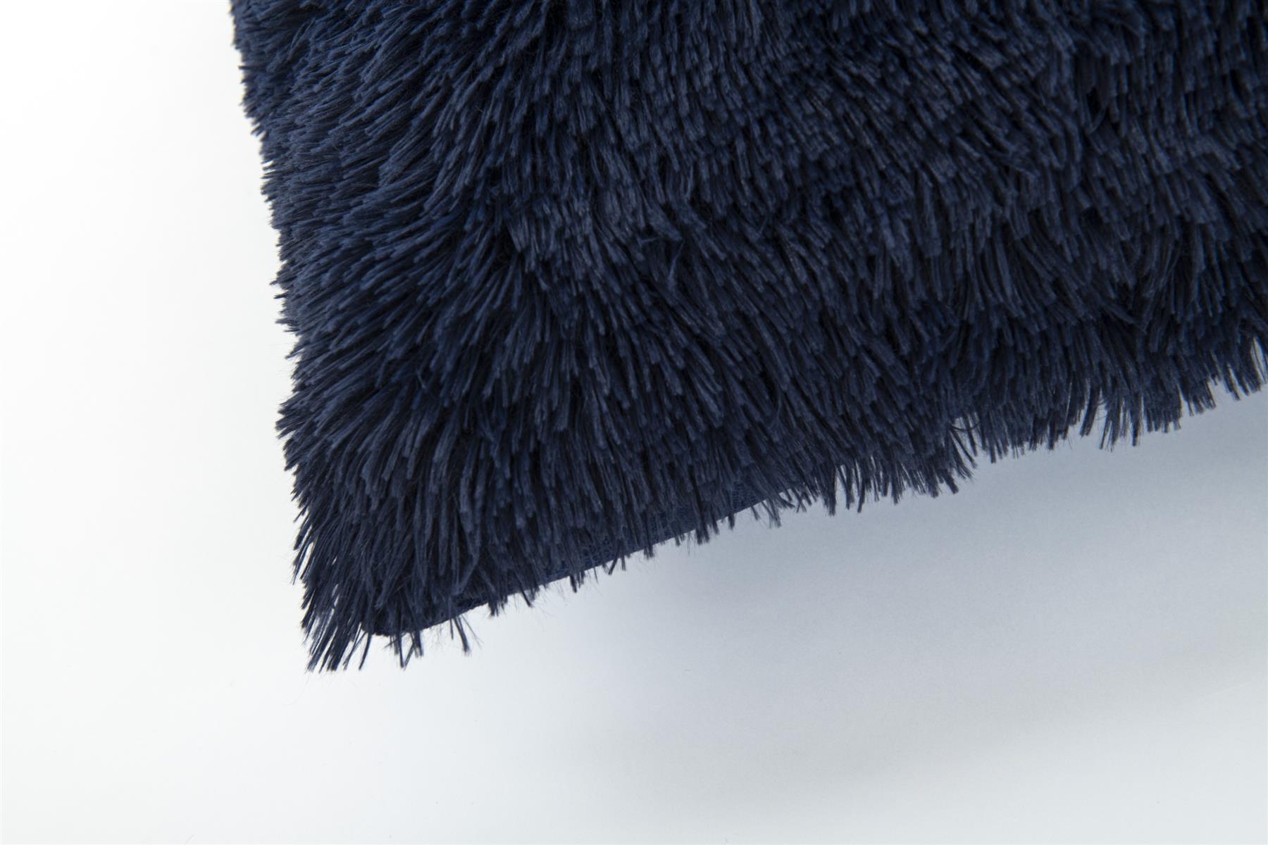 Luxury Long Pile Cushion Cover Super Soft and Cuddly Faux Fur Shaggy 43x43cm - Picture 35 of 53
