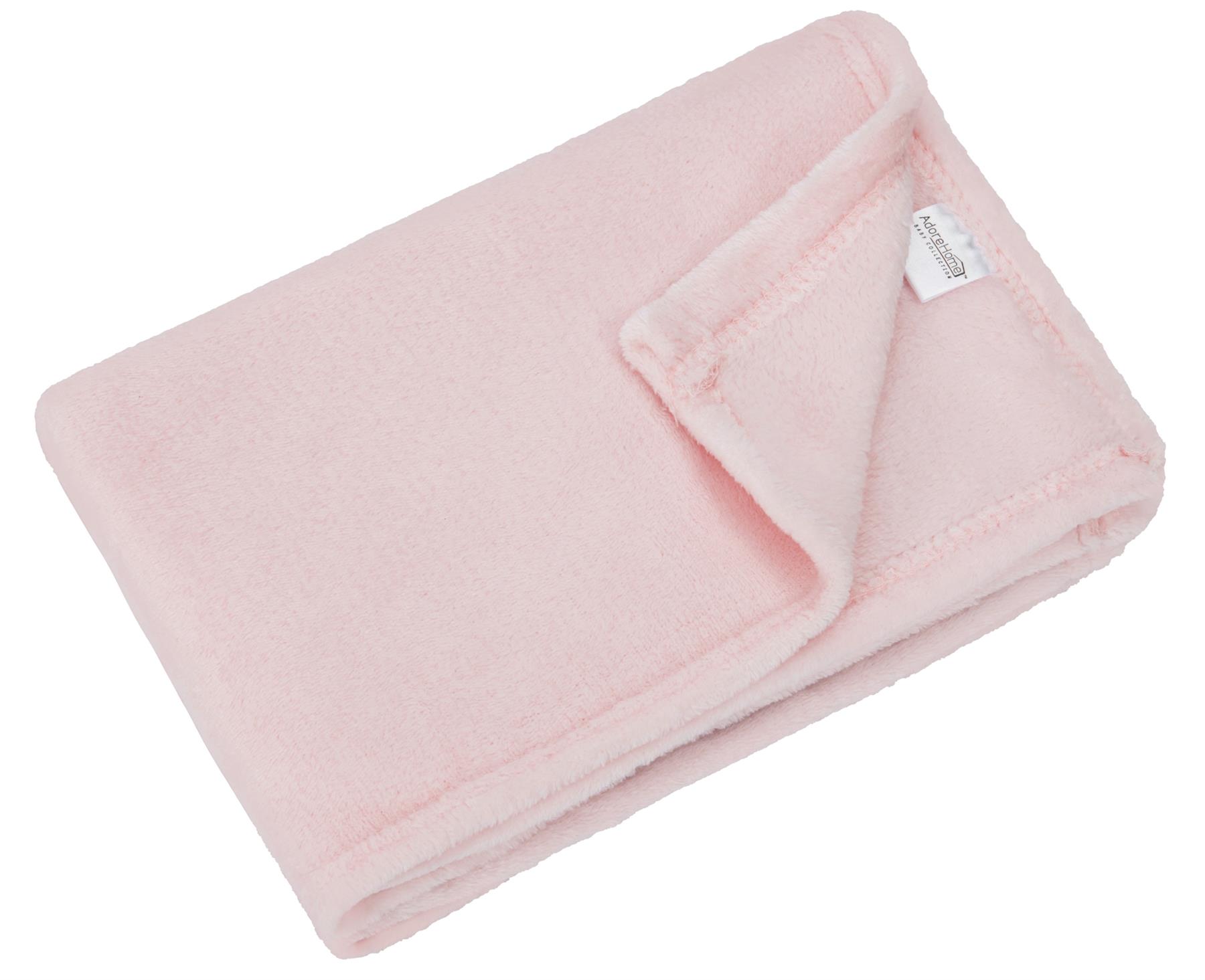 Soft Fleece Baby Blanket 60x90cm Plush Flannel Moses Basket Pram Girl Boy Stars - Picture 35 of 41