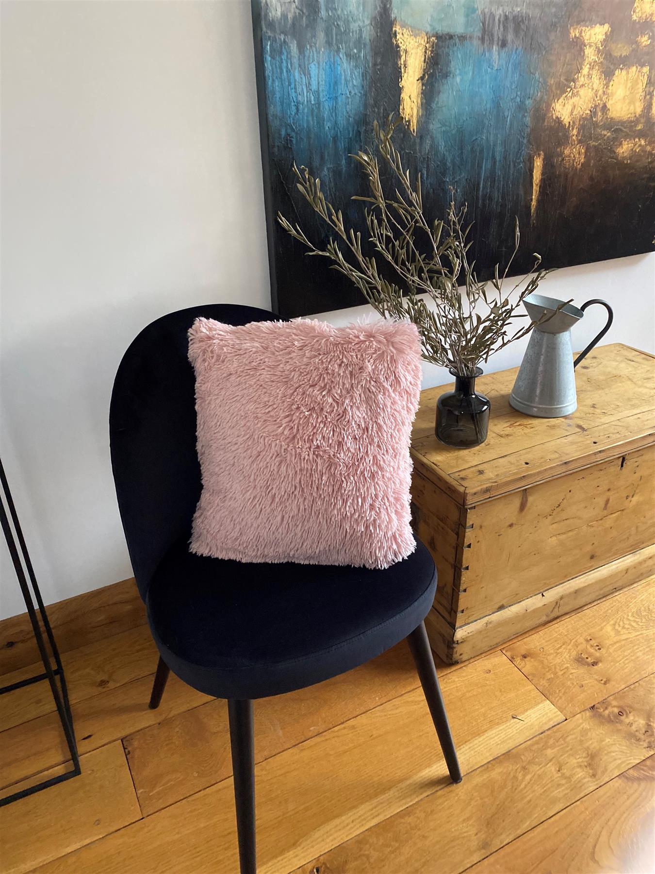 Luxury Long Pile Cushion Cover Super Soft and Cuddly Faux Fur Shaggy 43x43cm - Picture 7 of 53