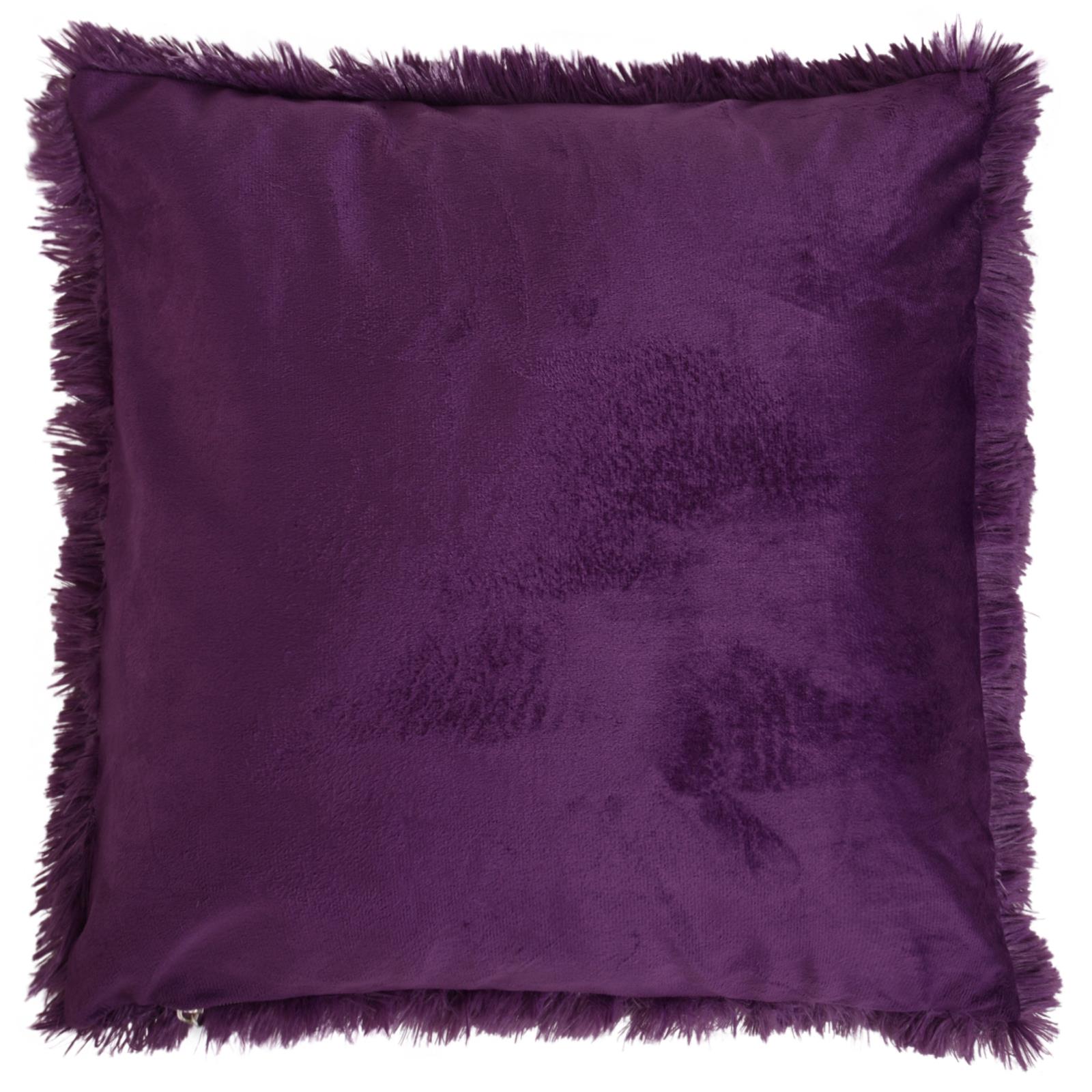 Luxury Long Pile Cushion Cover Super Soft and Cuddly Faux Fur Shaggy 43x43cm - Picture 43 of 53
