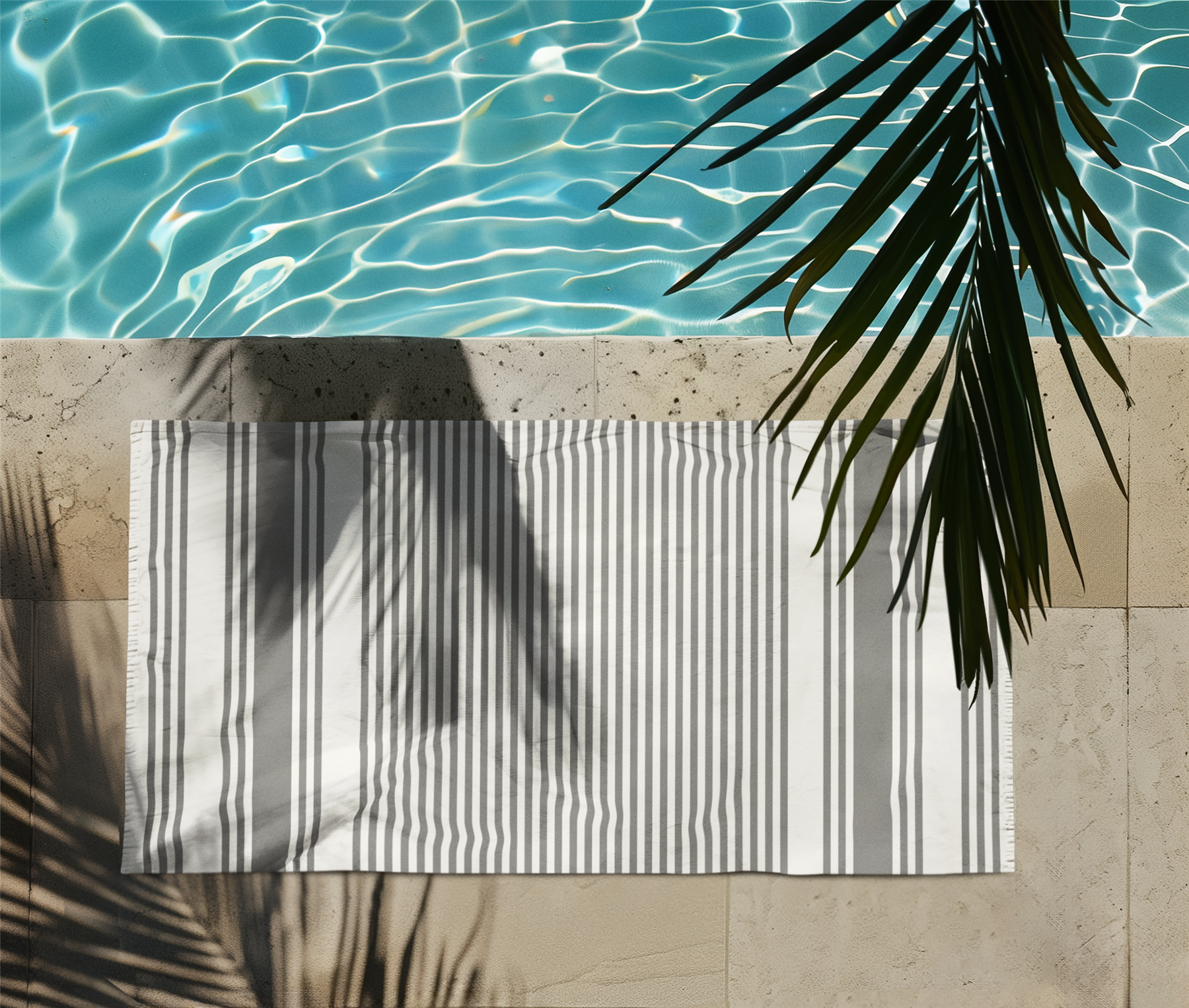 Large Hammam Beach Towel Striped Turkish Style Fouta Peshtemal Cotton Rich - Picture 10 of 37