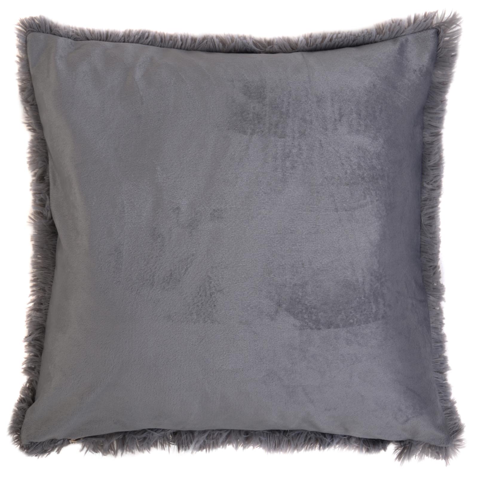 Luxury Long Pile Cushion Cover Super Soft and Cuddly Faux Fur Shaggy 43x43cm - Picture 12 of 53