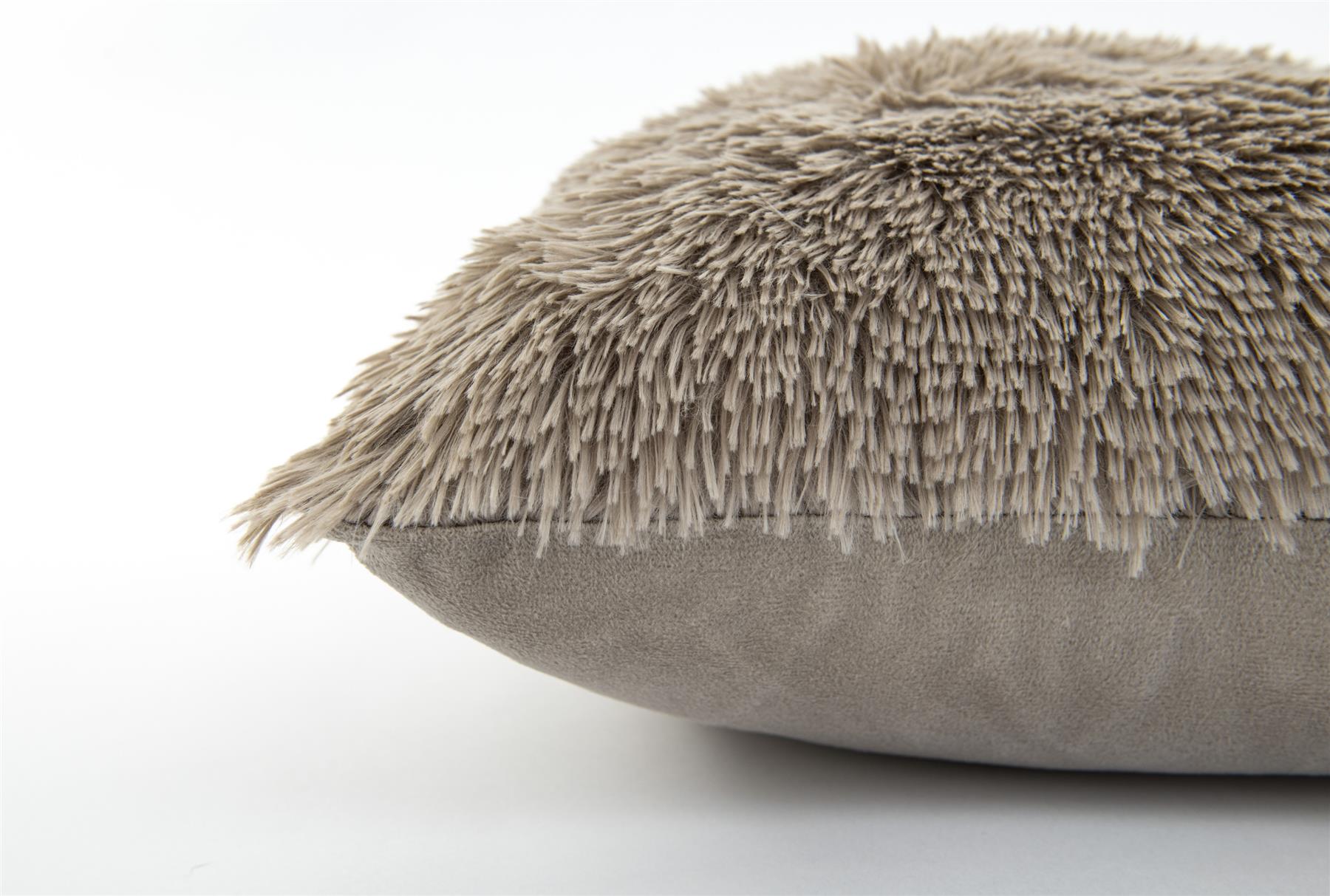 4 x Faux Fur Cushion Covers Soft & Cuddly 43x43cm Long Pile High Quality - Picture 23 of 49