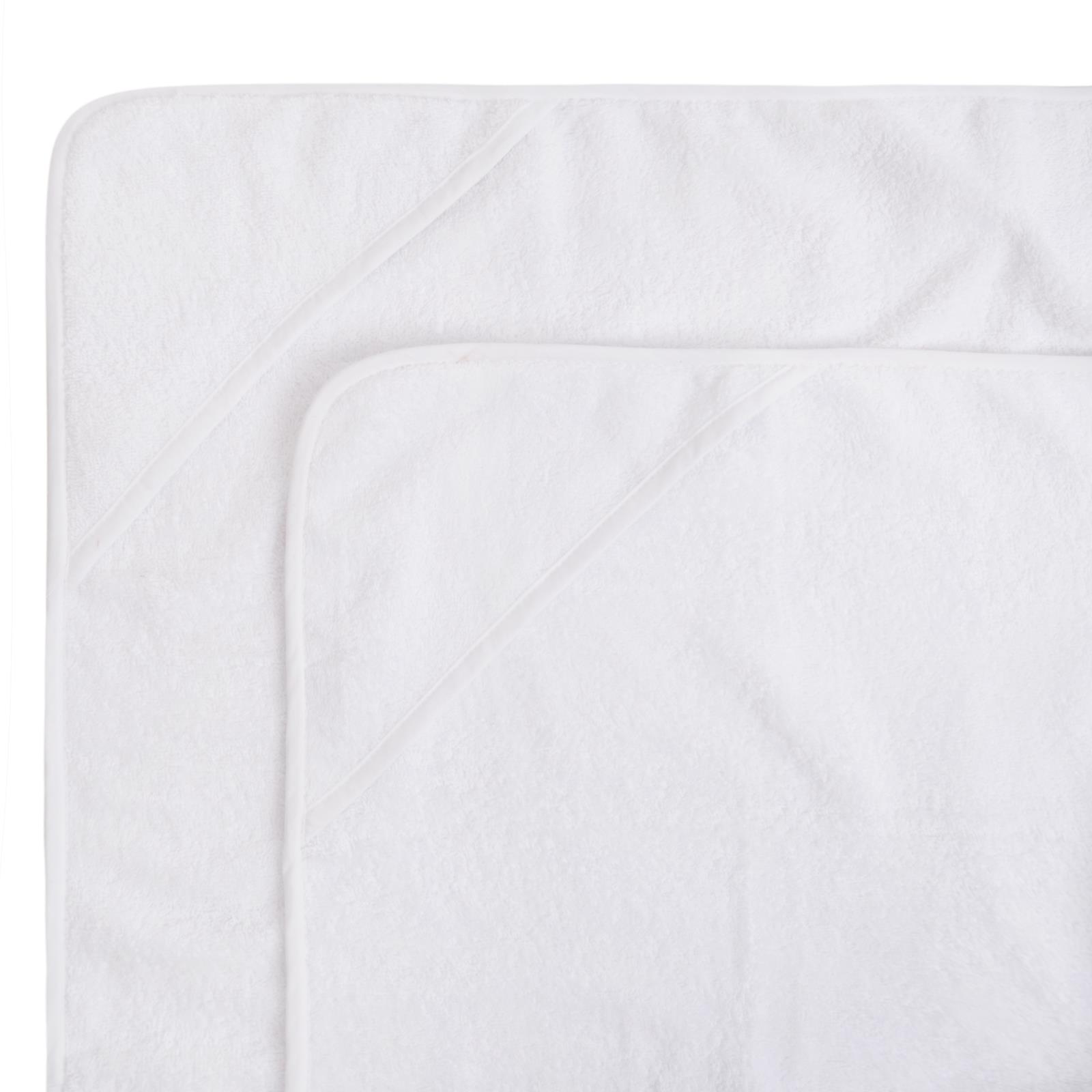 2 x Hooded Baby Towel 100% Cotton Bath Cuddly Wrap Soft - Picture 27 of 27