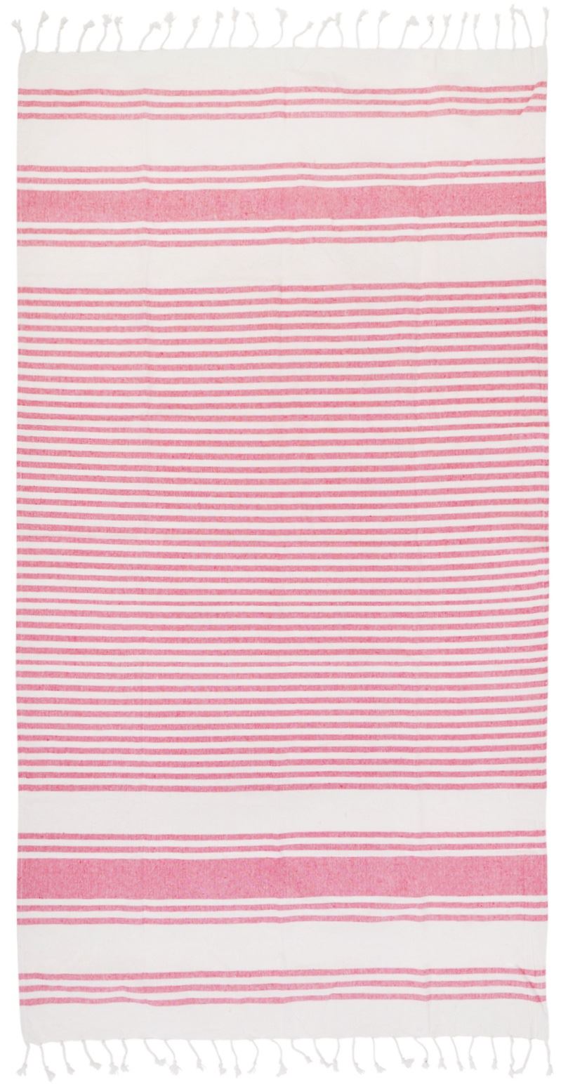 Large Hammam Beach Towel Striped Turkish Style Fouta Peshtemal Cotton Rich - Picture 18 of 37