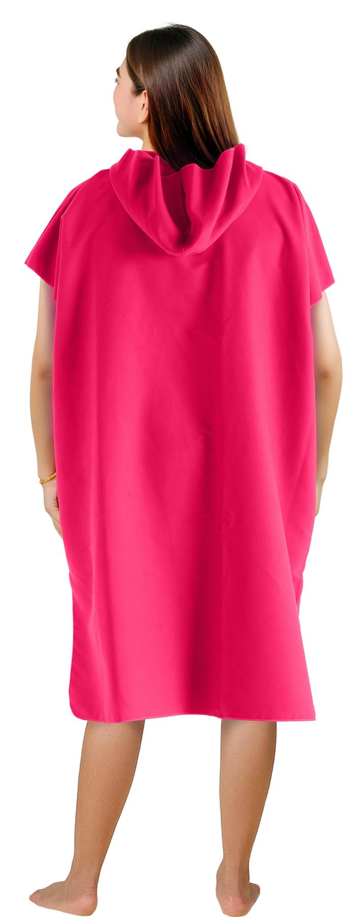 Ladies Microfibre Changing Robe Quick Drying Absorbent Sand Free Poncho - Picture 12 of 27
