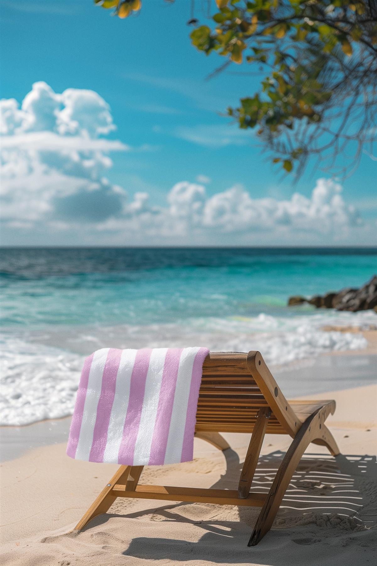 Beach Towel Large Striped Soft & Absorbent Cabana Stripes Lightweight Microfibre - Picture 26 of 26