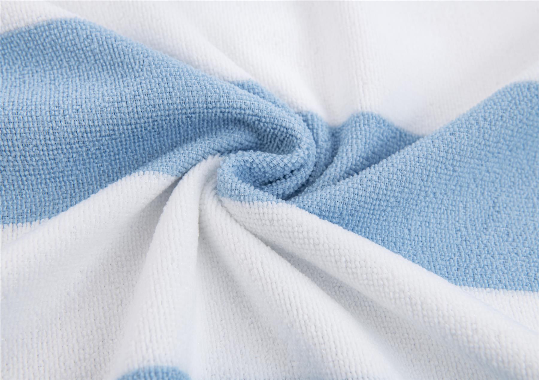 Beach Towel Large Striped Soft & Absorbent Cabana Stripes Lightweight Microfibre - Picture 11 of 26