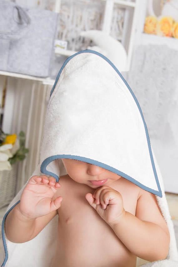 2 x Hooded Baby Towel 100% Cotton Bath Cuddly Wrap Soft - Picture 5 of 27
