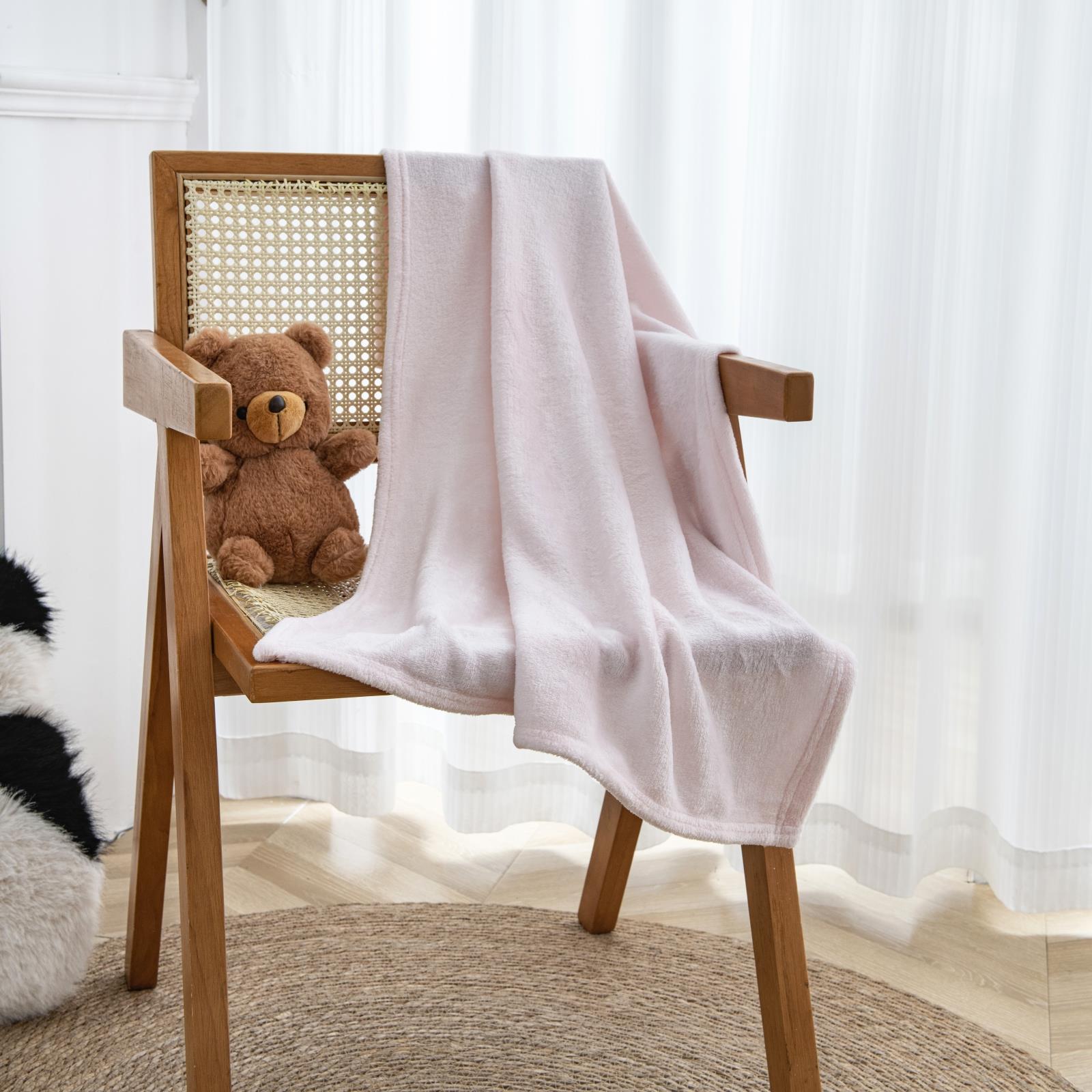 Soft Fleece Baby Blanket 60x90cm Plush Flannel Moses Basket Pram Girl Boy Stars - Picture 33 of 41