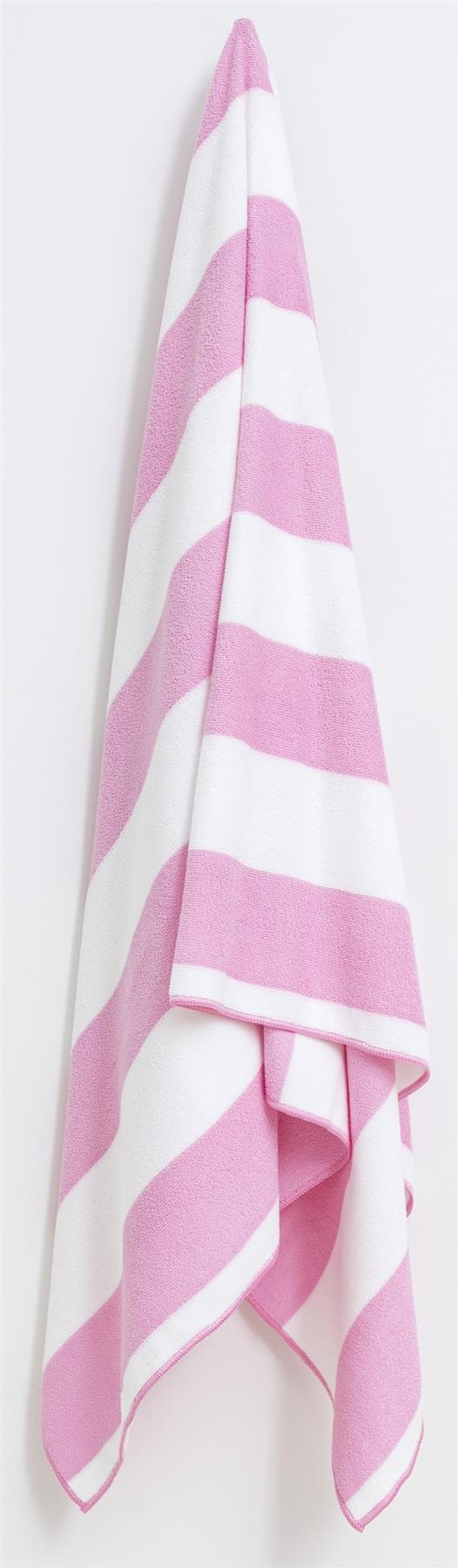 Beach Towel Large Striped Soft & Absorbent Cabana Stripes Lightweight Microfibre - Picture 23 of 26