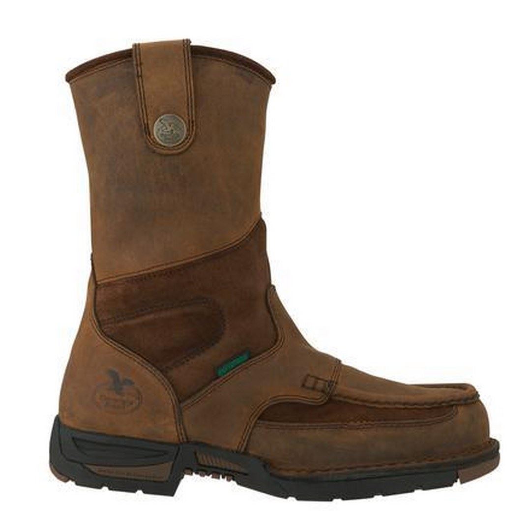 georgia men's wellington waterproof work boots
