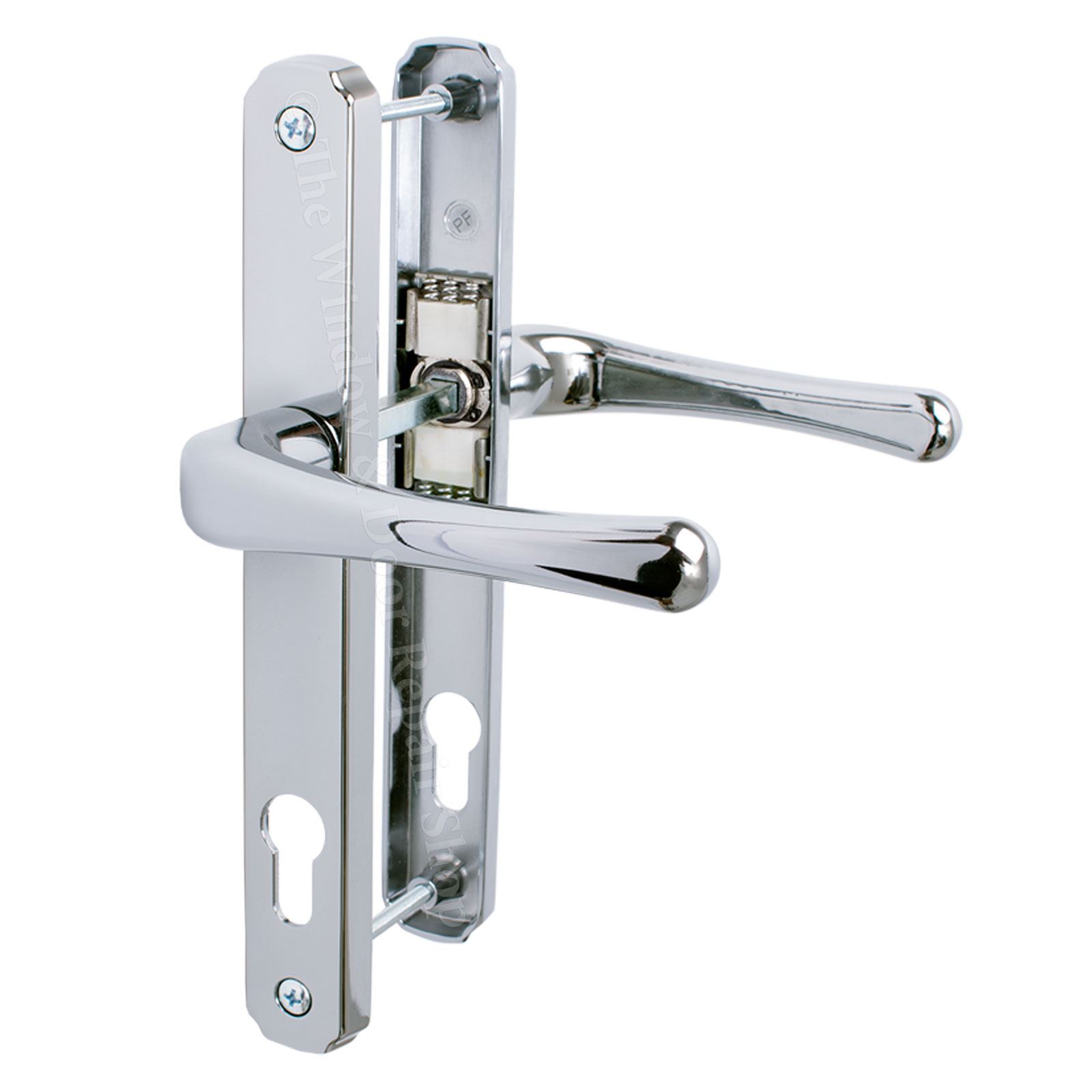 UPVC Door Handle Fab & Fix Heritage 92mm 92PZ Double Glazing Pair Set Heavy Duty - Picture 3 of 5