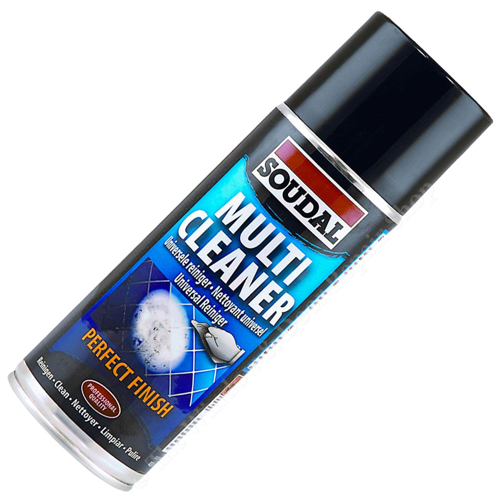 Soudal Multi Cleaner Foam Aerosol Spray Cleaning Glass PVC Textiles