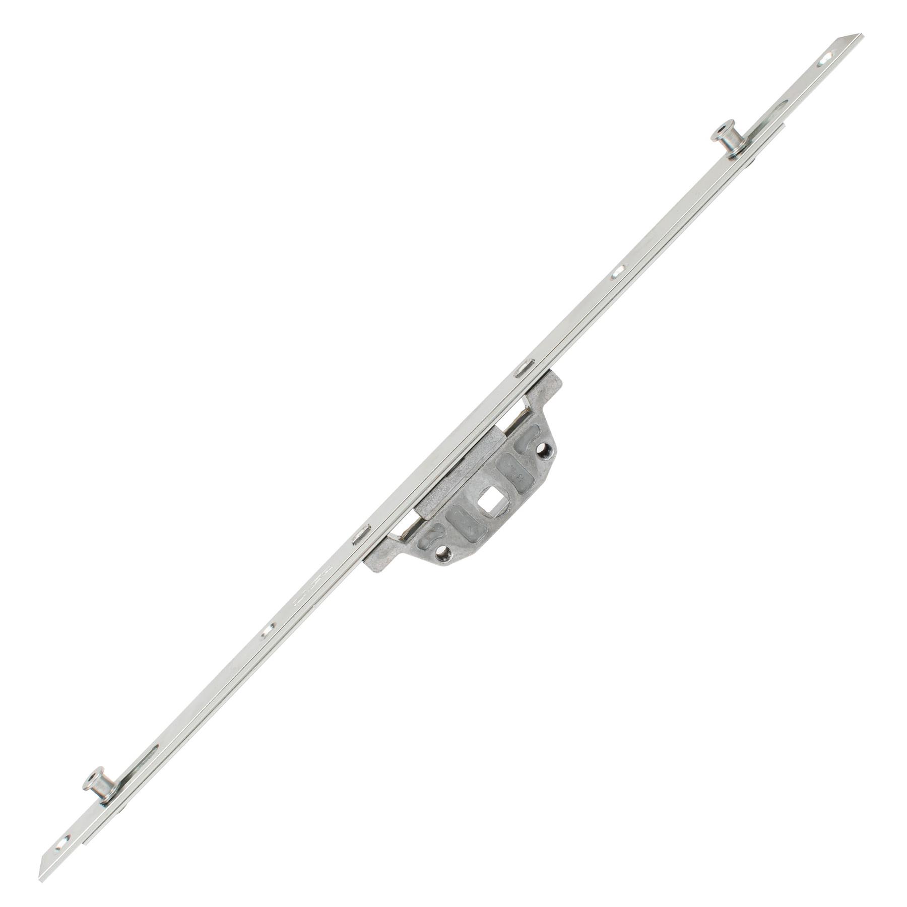 Inline Espag uPVC Window Lock Gearbox 16mm Flat Rail 20mm or 22mm Backset Nico