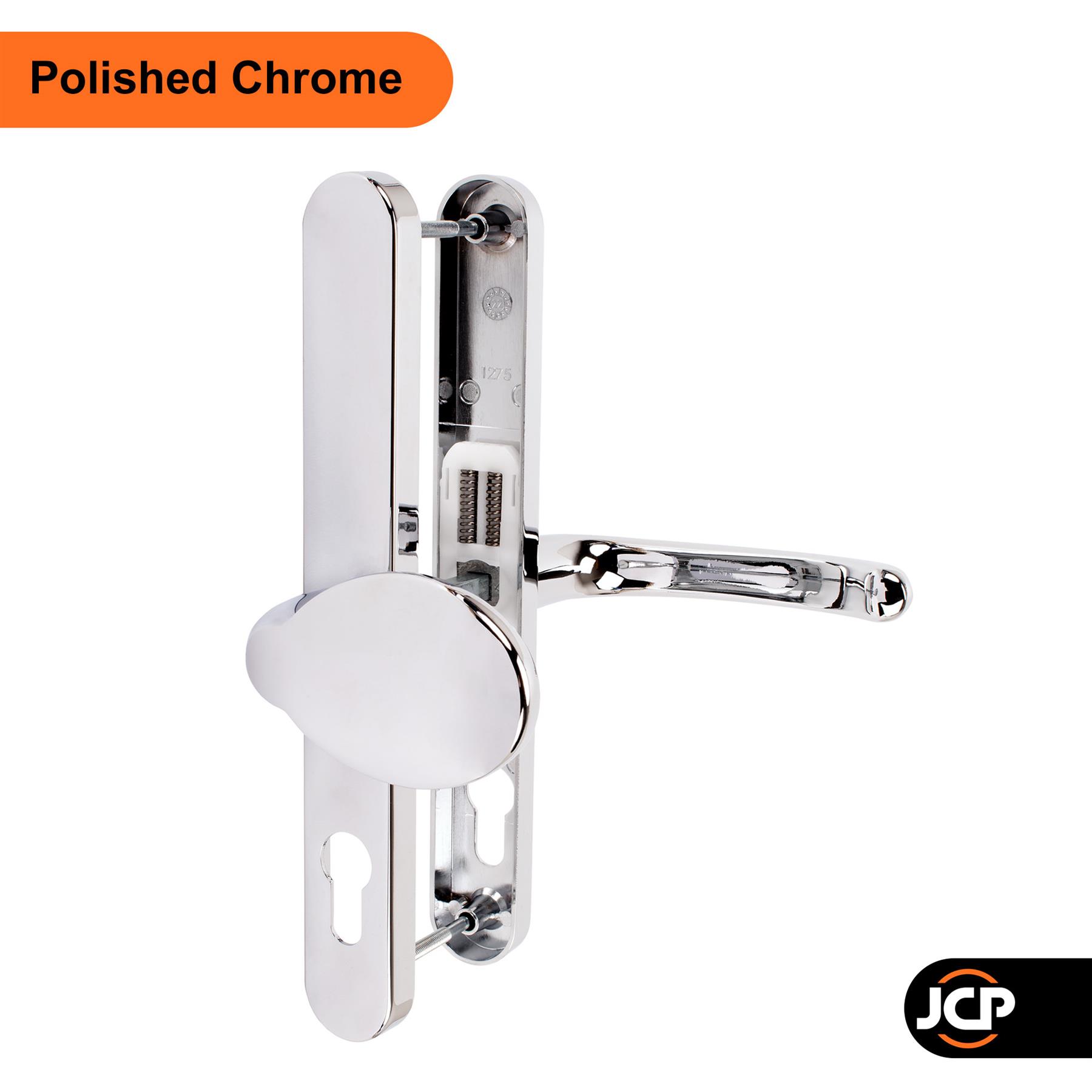UPVC Lever Pad Door Handle Inline Set 68PZ 68mm 215mm Fixings Double Glazing TSS - Picture 6 of 9
