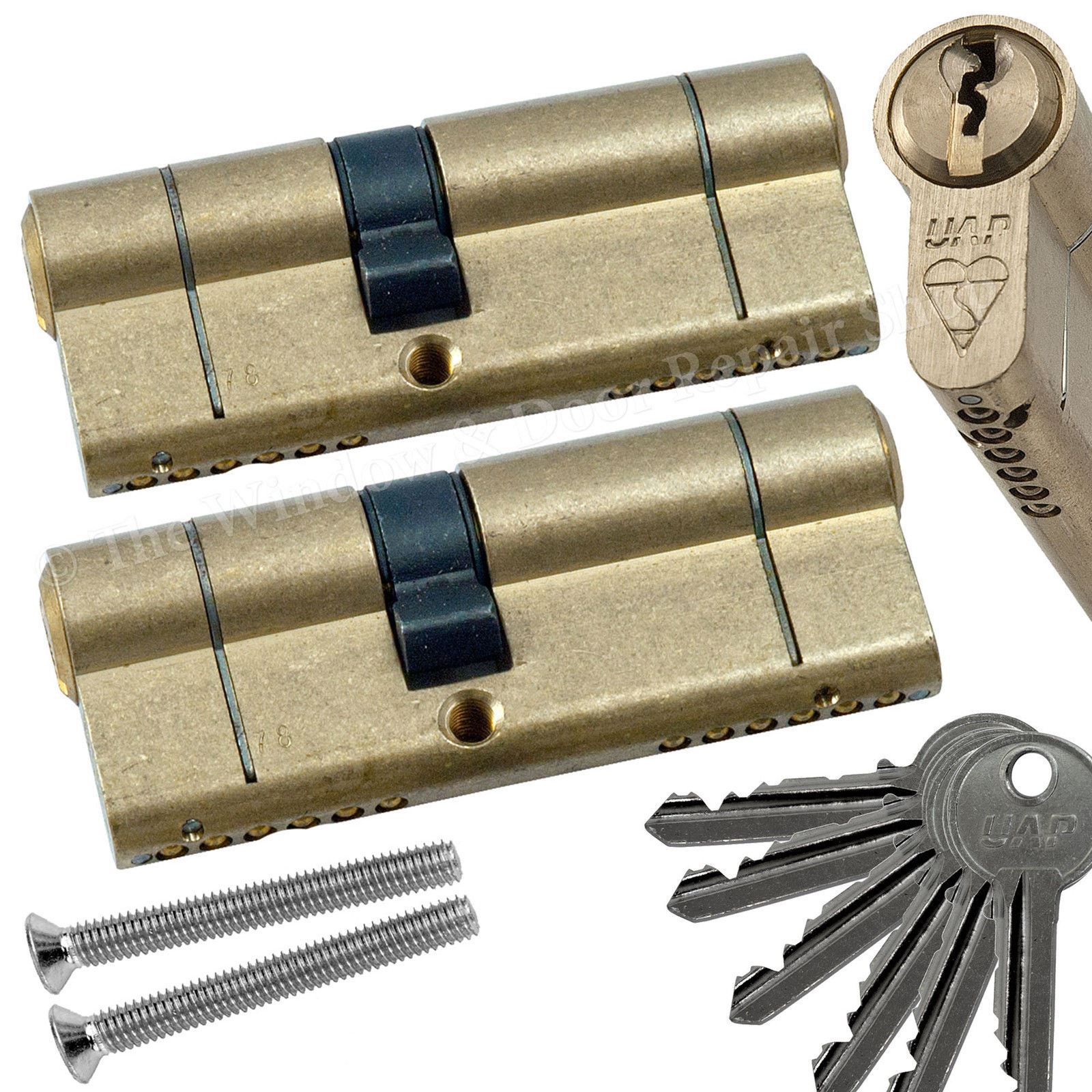 UAP Keyed Alike Euro Cylinder Barrel Door Lock Anti Snap Bump Pick High