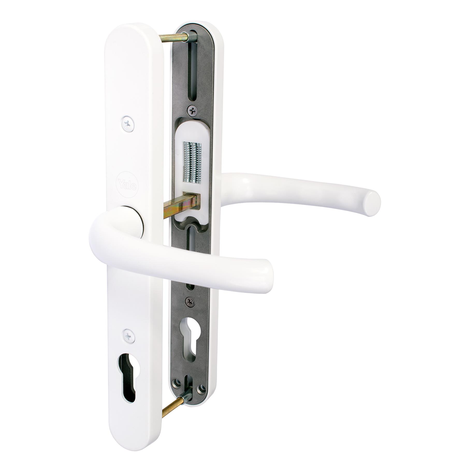 Yale Universal Replacement UPVC Door Handle Pair 92mm Lever Adjustable Fixings - Picture 8 of 8