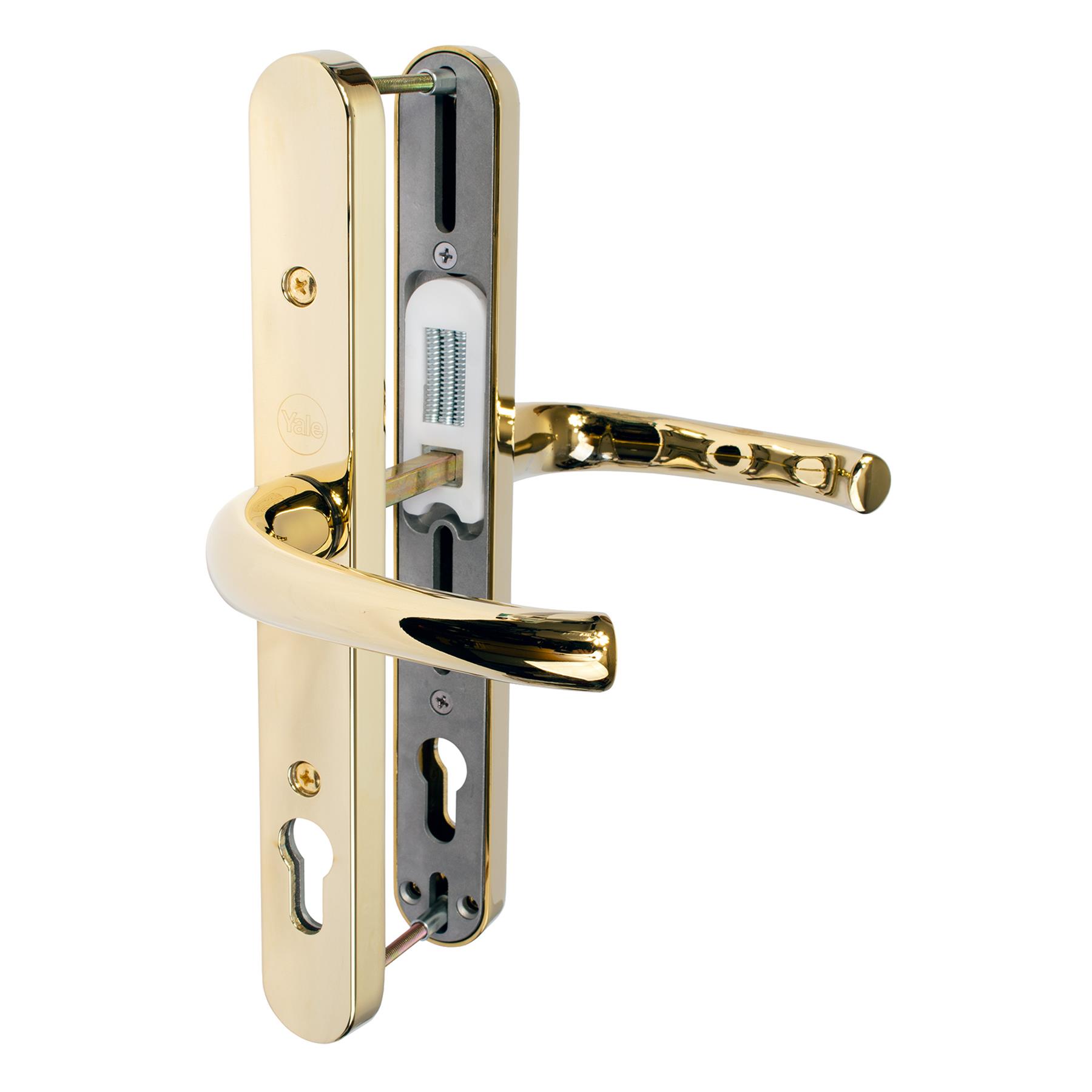 Yale Universal Replacement UPVC Door Handle Pair 92mm Lever Adjustable Fixings - Picture 7 of 8