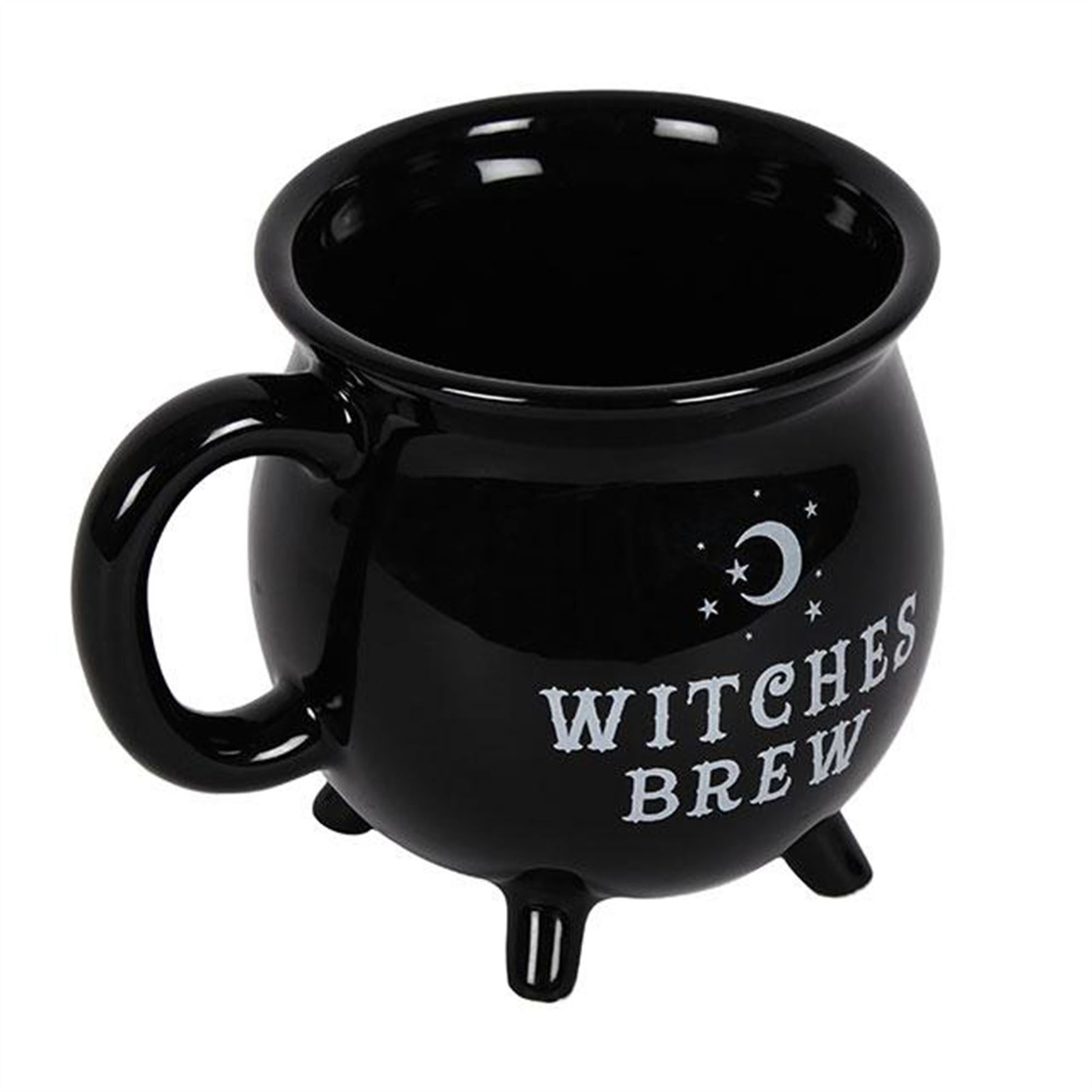 Witches Brew Cauldron Mug Black Mug 10cm High Tea Coffee Soup Cup