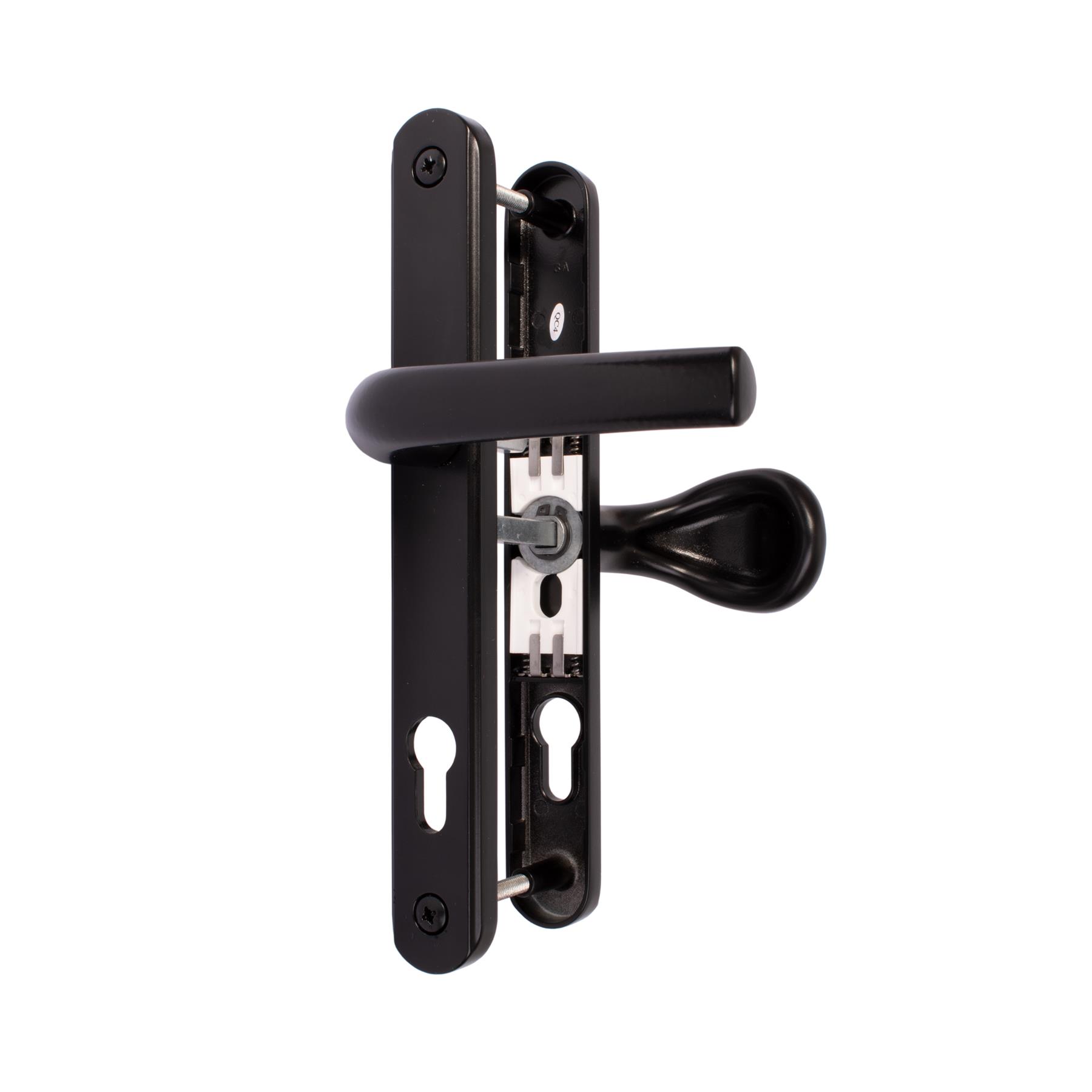 UPVC Door Handle 62mm 92mm Sprung Offset Lever Pad Set 215mm Fixings GreenteQ - Picture 11 of 12