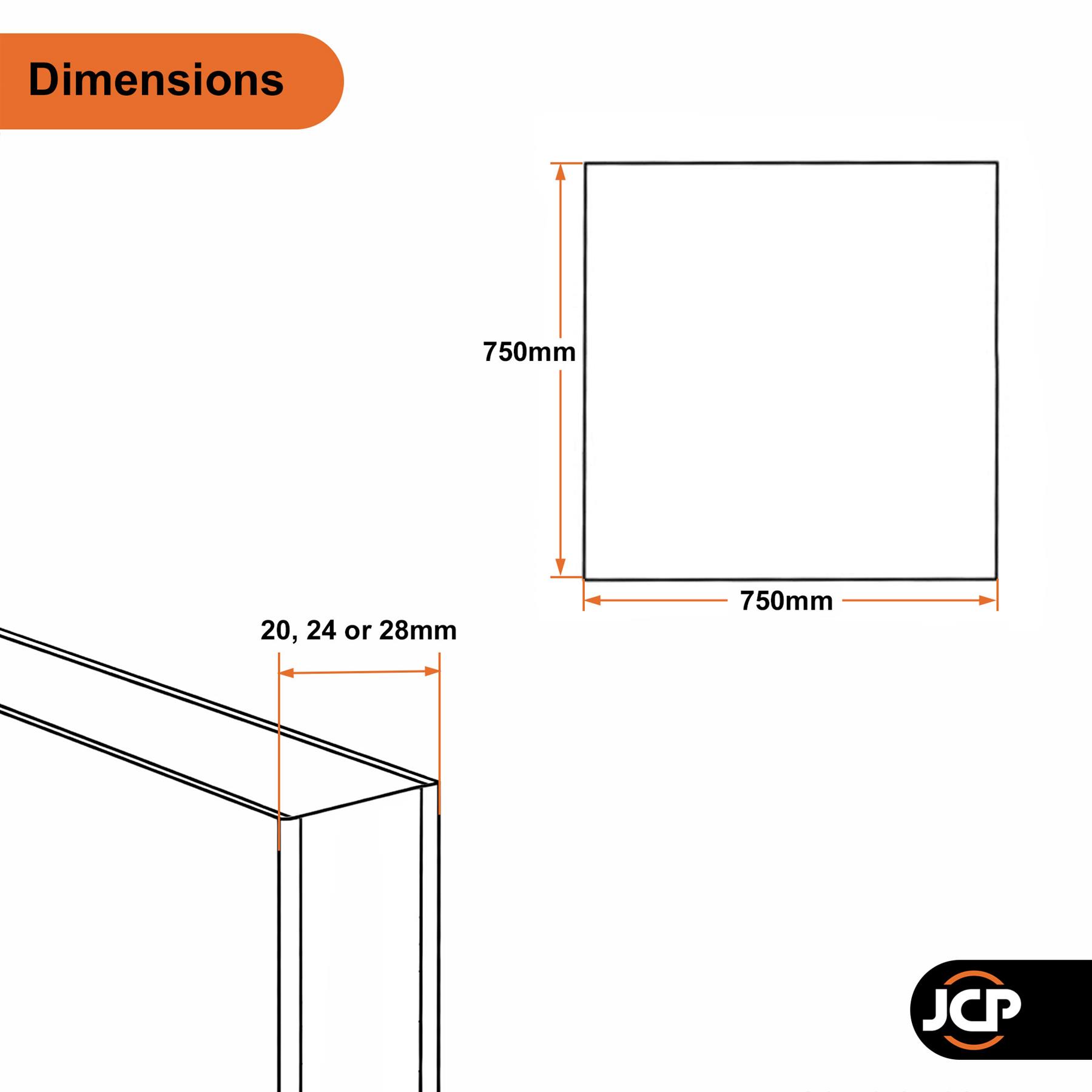 uPVC Door Panel Replacement Foam Filled Flat White Plastic 20mm 24mm 28mm