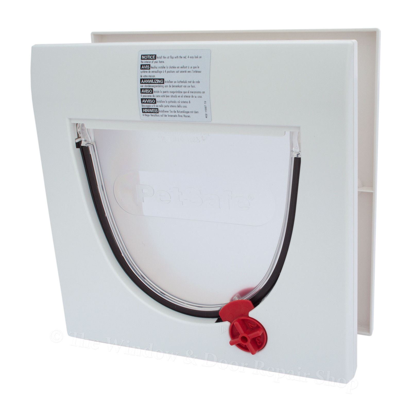 Staywell Petsafe 917 Cat Flap Door 4 Way Locking with Tunnel Up To 60mm