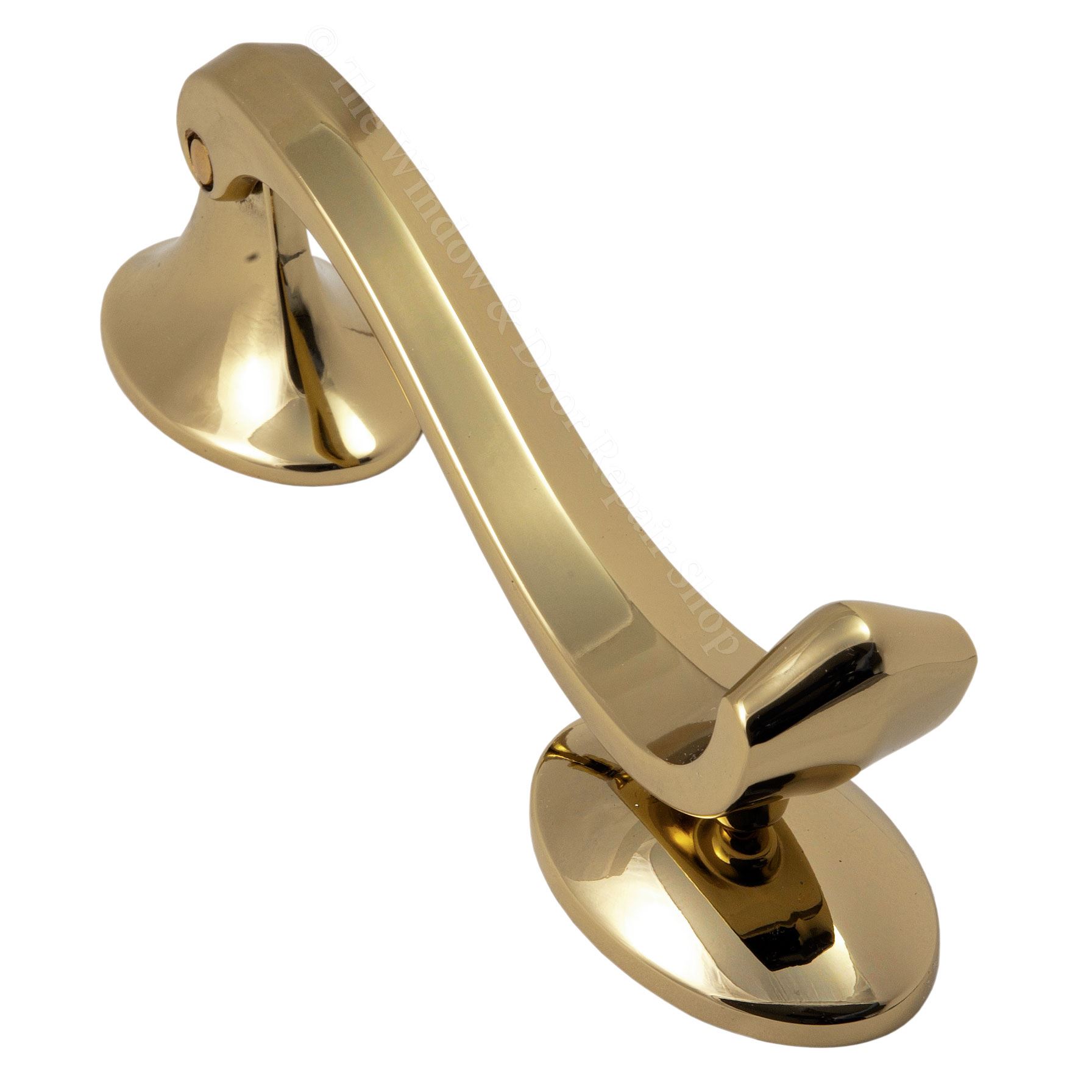 Door Knocker Slimline Horsetail Scroll Bolt Through UPVC Wooden Doors Ponytail eBay
