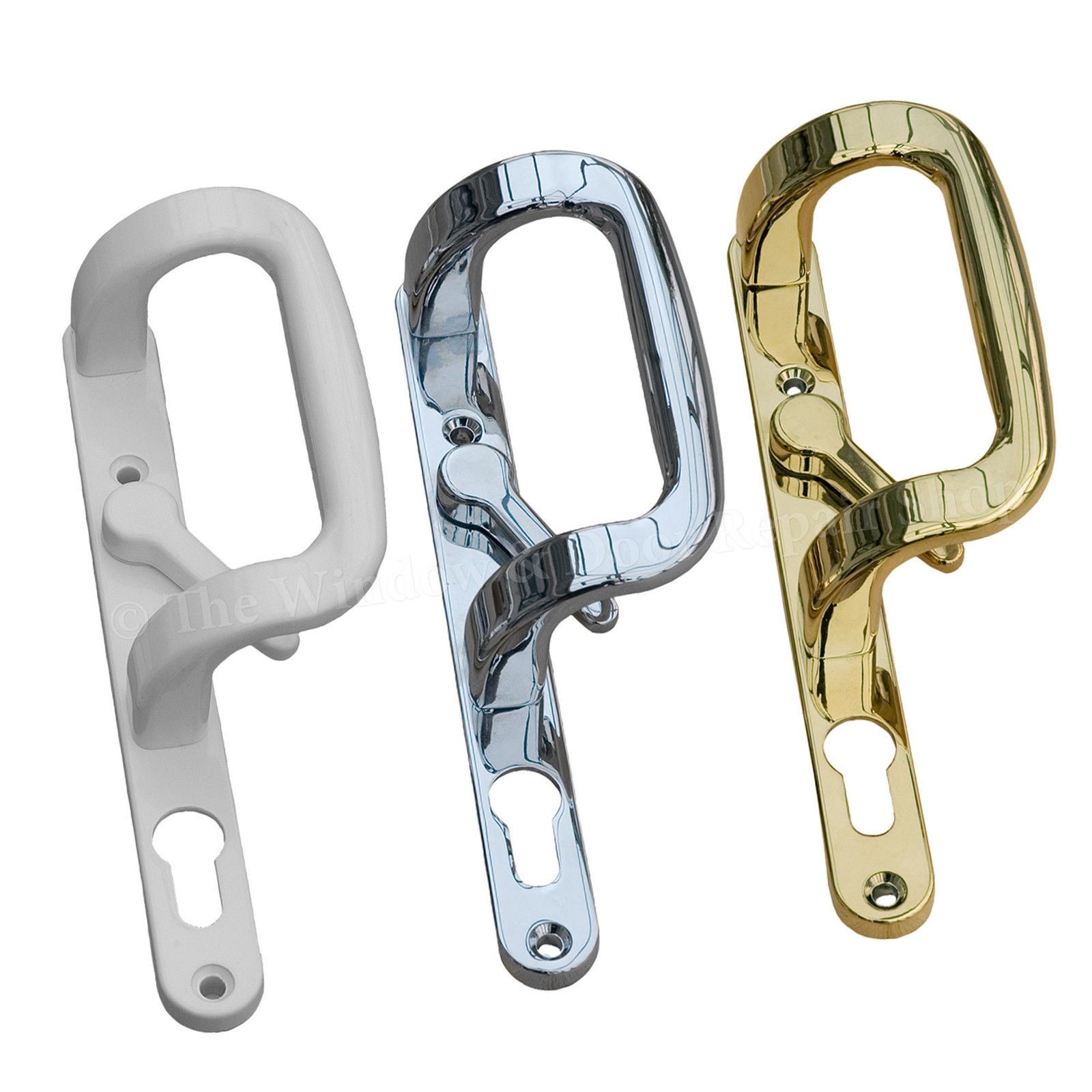 Sliding Patio Door Handles Inline Locking 92PZ XL Sparta Lever Pair Set