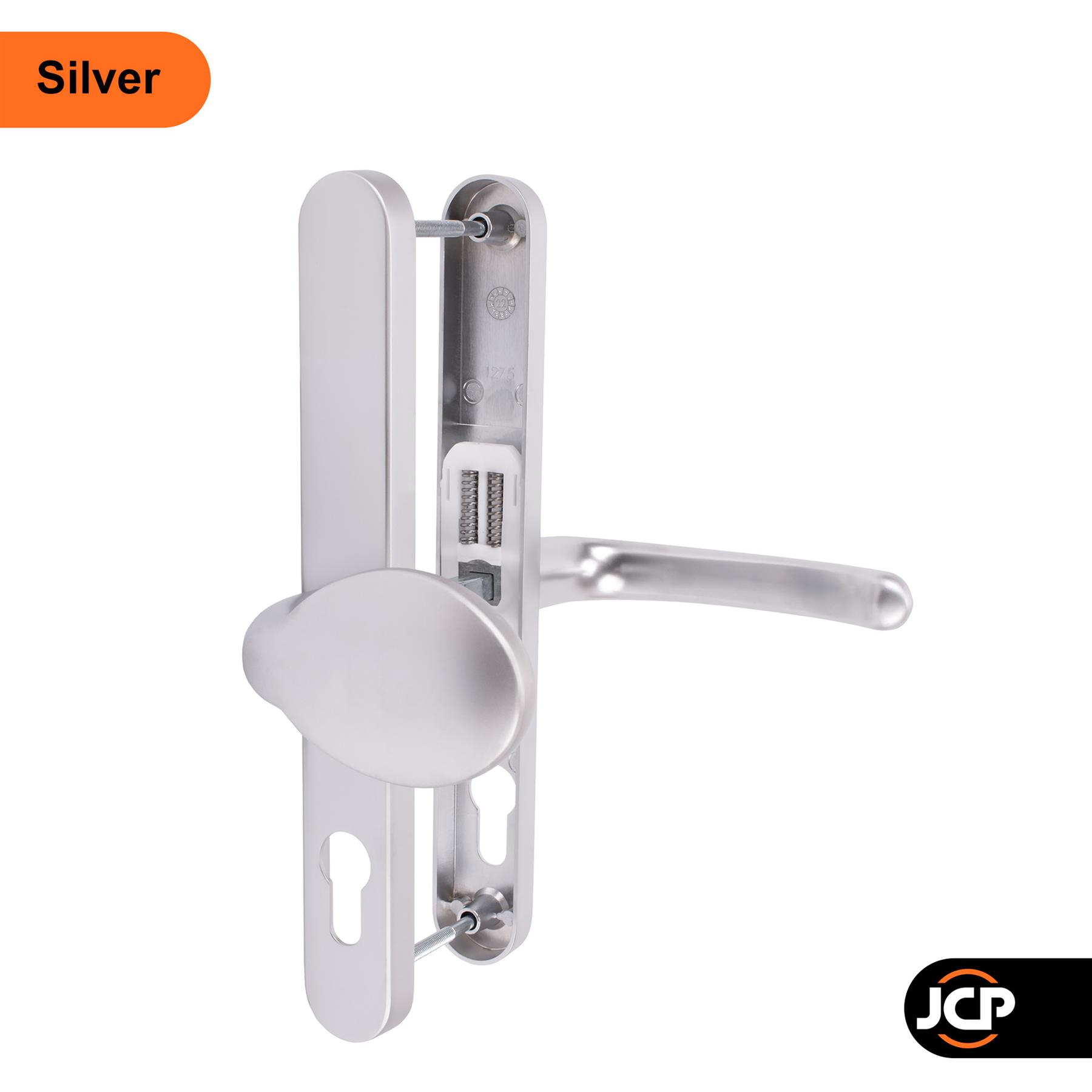 UPVC Lever Pad Door Handle Inline Set 68PZ 68mm 215mm Fixings Double Glazing TSS - Picture 8 of 9