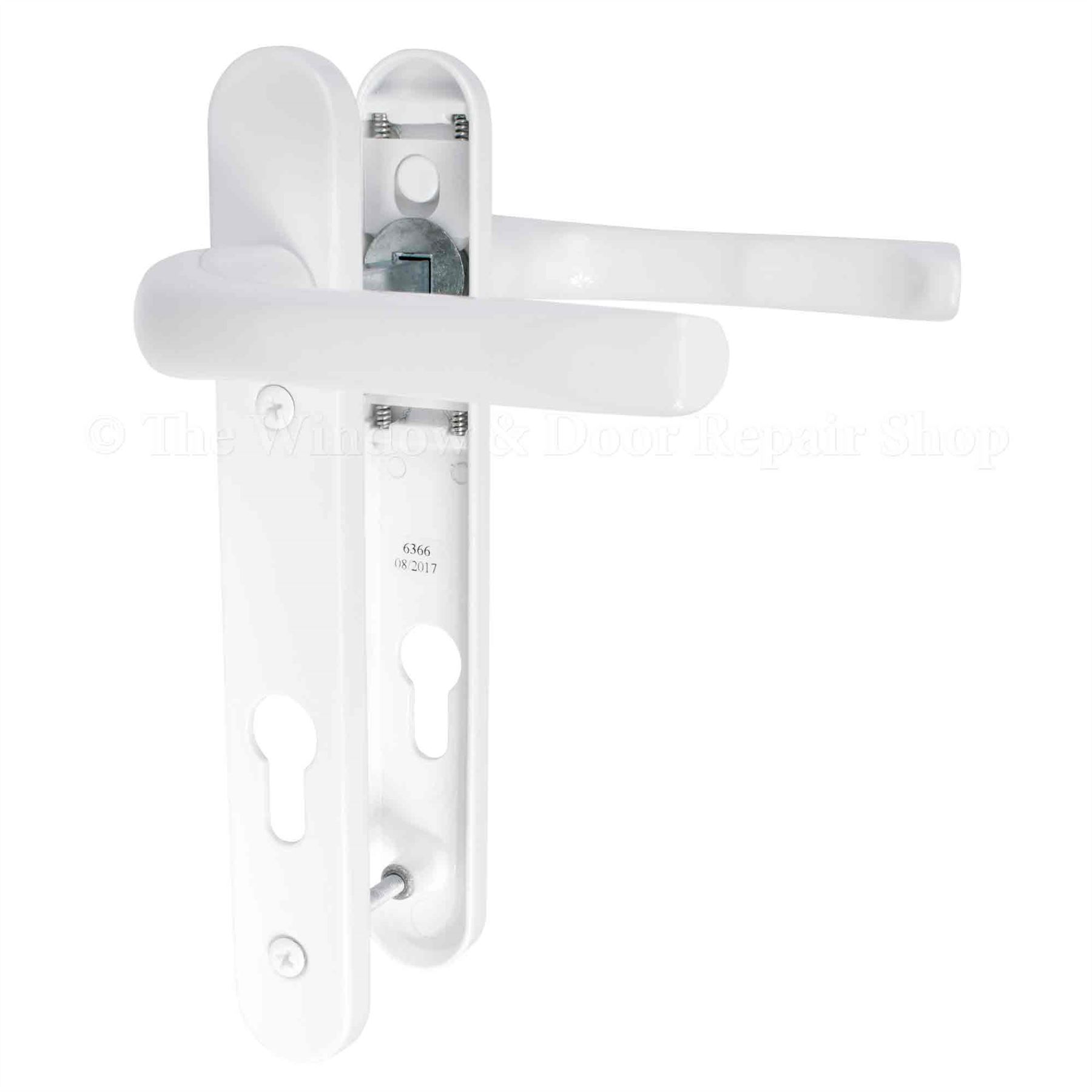 UPVC Door Handle Mila ProLinea 92mm 92PZ 122mm Fixings Double Glazing Pair Set - Picture 9 of 9