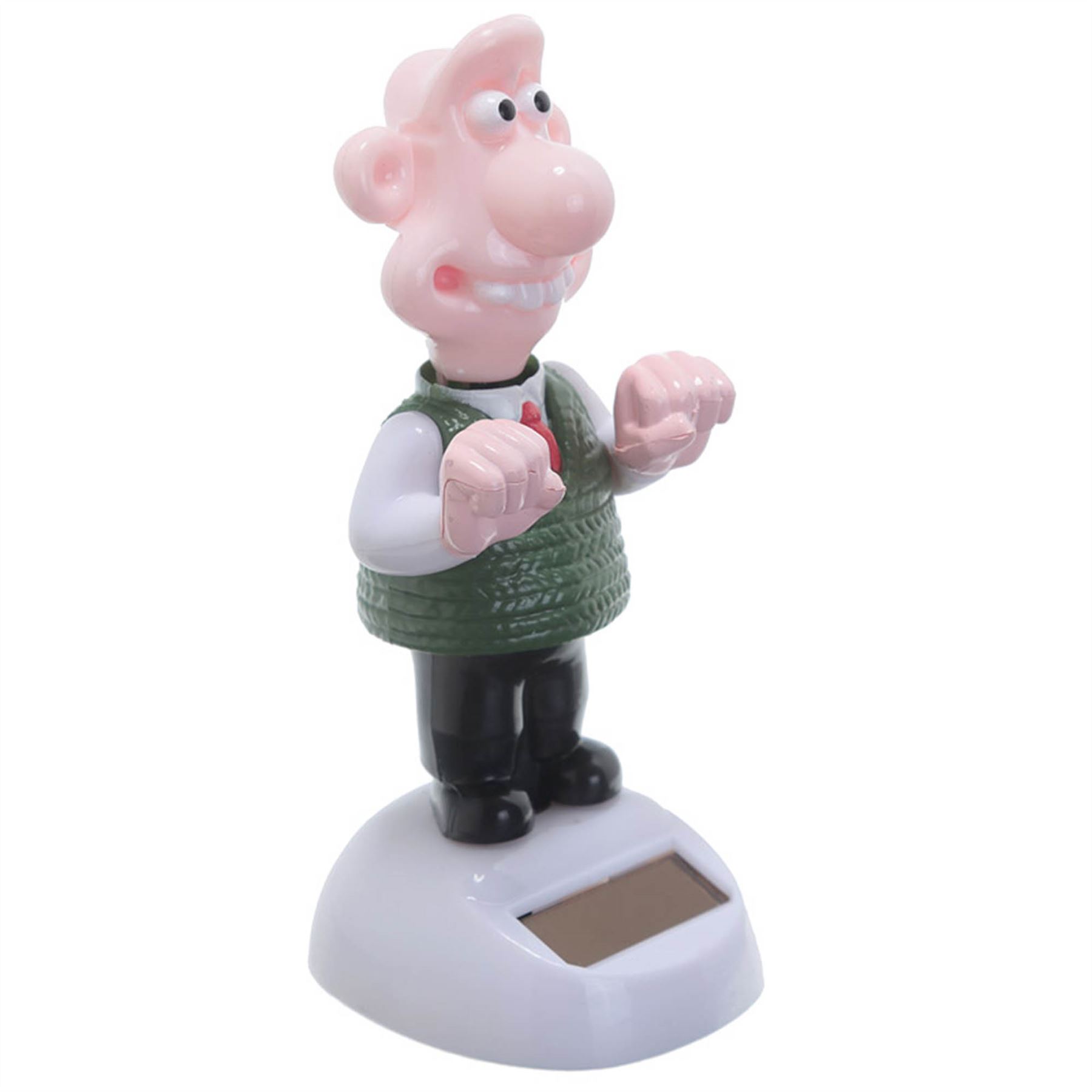 Wallace bailando Solar Pal Casa Ventana Coche Dashboard Estatuilla Ornamento Flip Flap