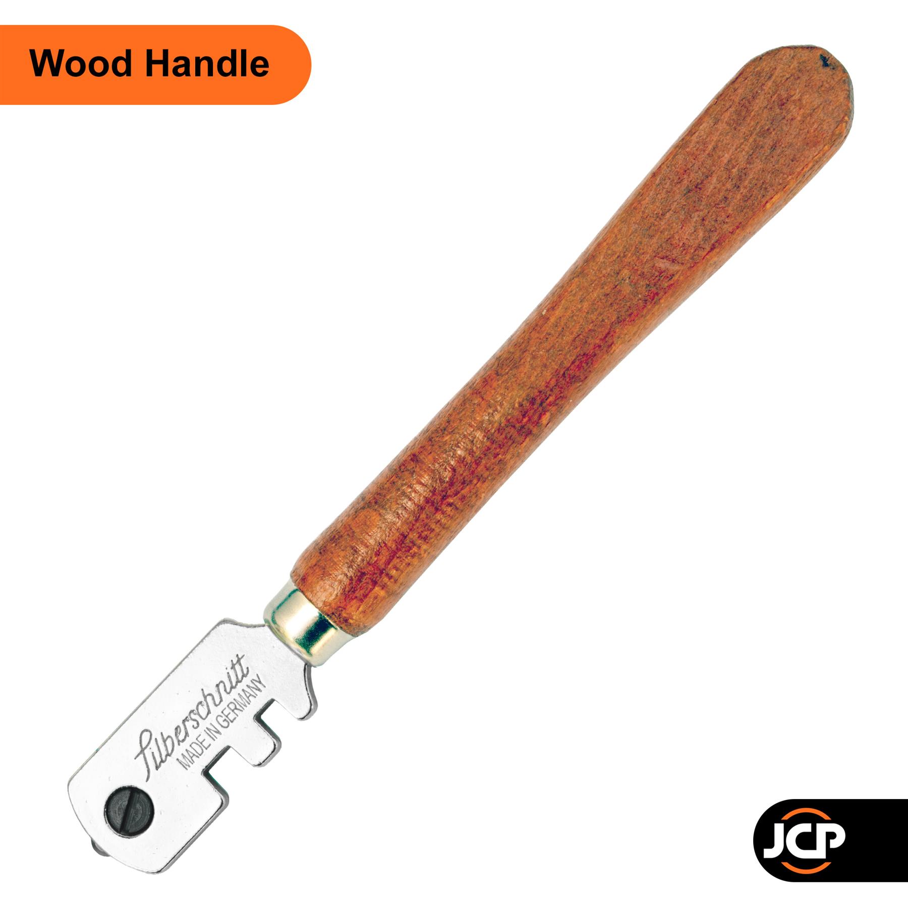 Glass Cutter with 6 Interchangeable Steel Cutting Wheels Bohle Silberschnitt 